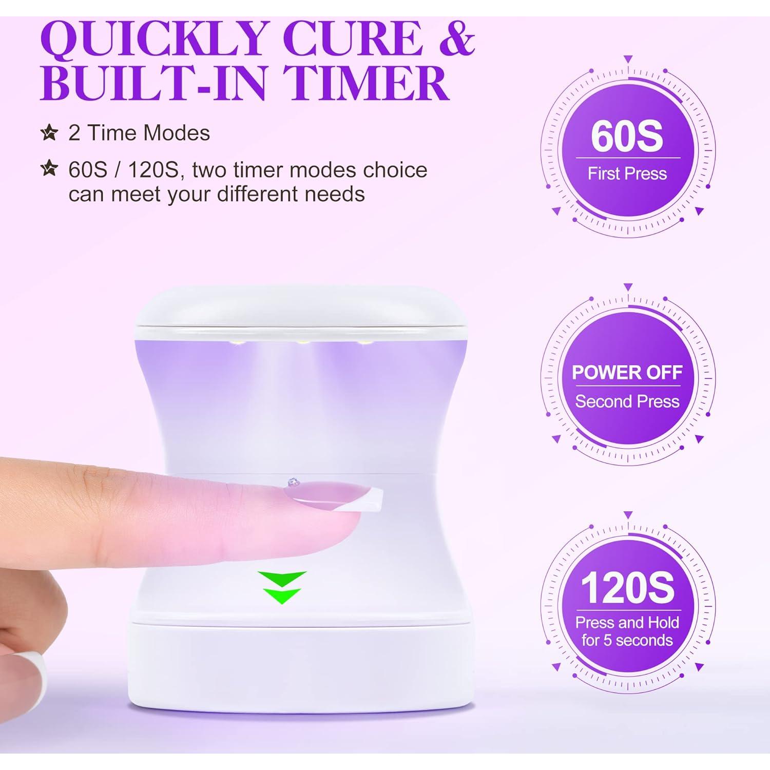 Kit de Uñas de Gelike EC - Extensión Cuadrada 240 Piezas