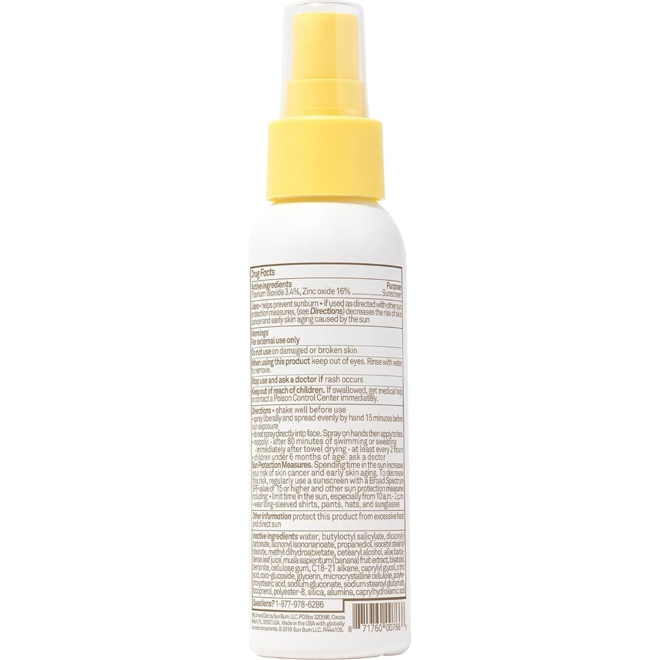 Spray Solar Baby Bum SPF 50 - Protección Mineral Piel Sensible 89 ML