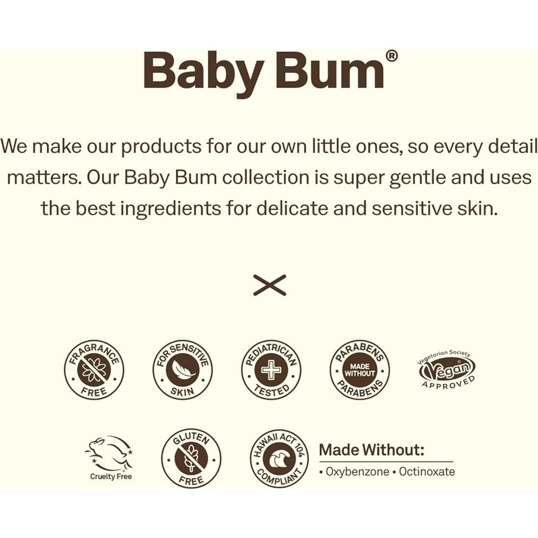 Spray Solar Baby Bum SPF 50 - Protección Mineral Piel Sensible 89 ML