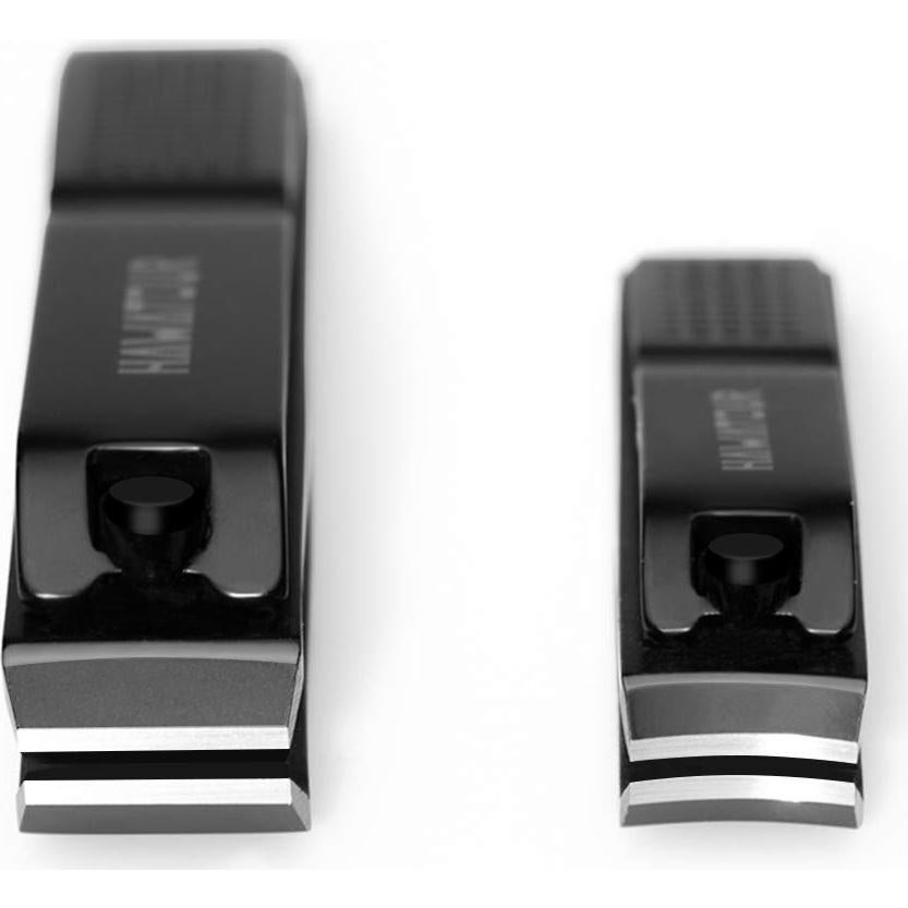 Juego de Cortauñas HAWATOUR Negro con Caja de Almacenaje