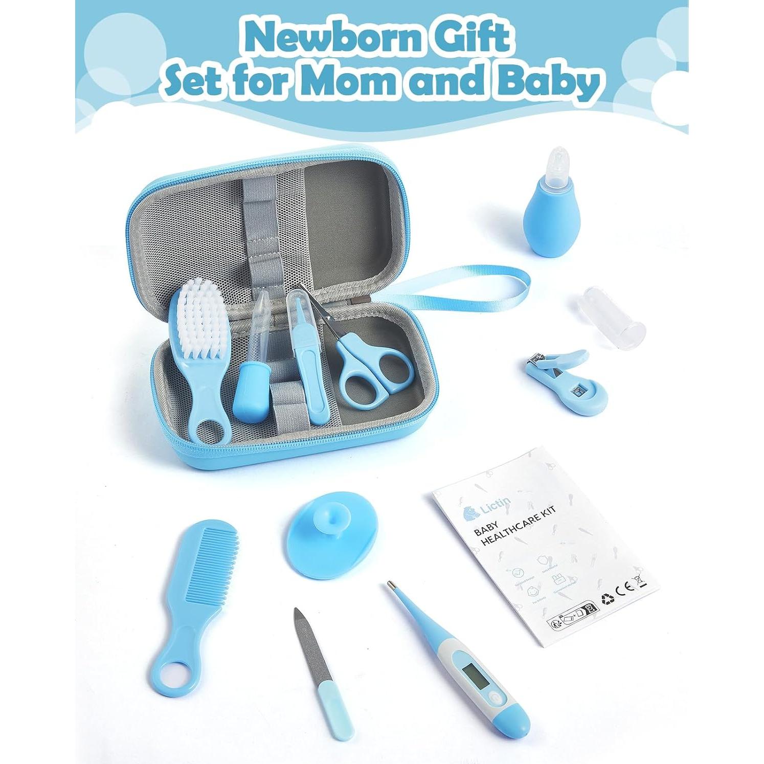 Kit de Cuidado para Bebés Lictin - 12 Piezas, Azul Bebé