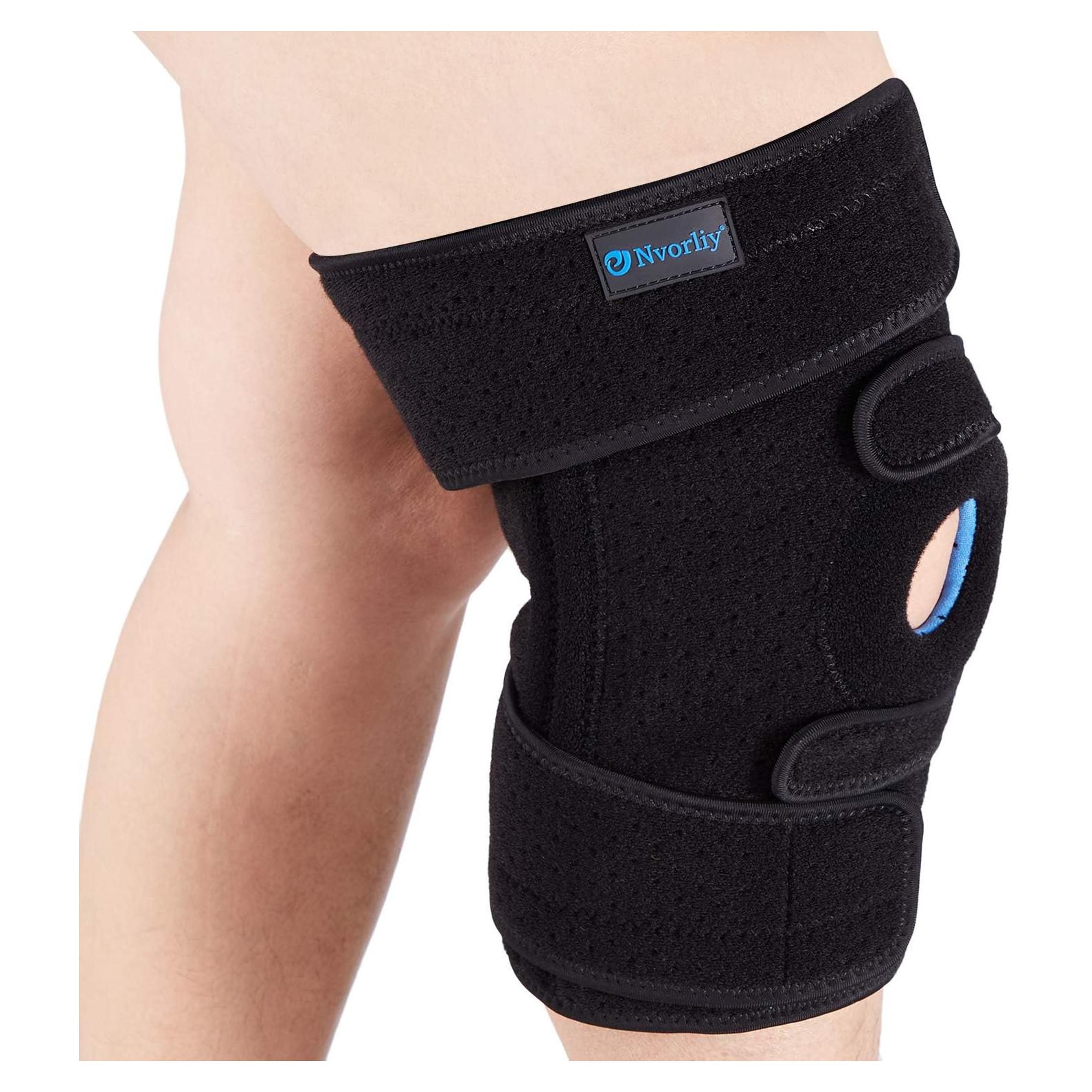 Faja de Rodilla Plus Size Nvorliy XL/2XL Ajustable Alivio Dolor