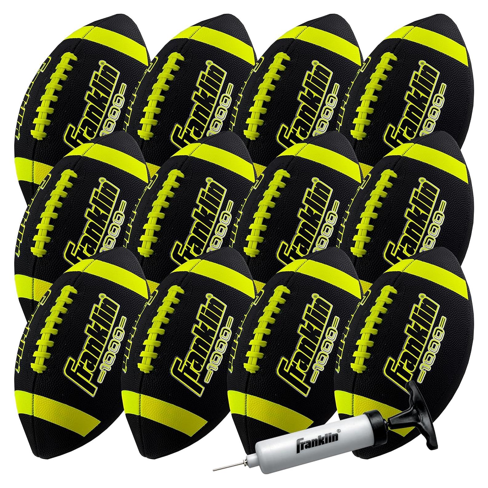Balones de Fútbol Franklin Sports Junior - 12 Unidades con Bomba