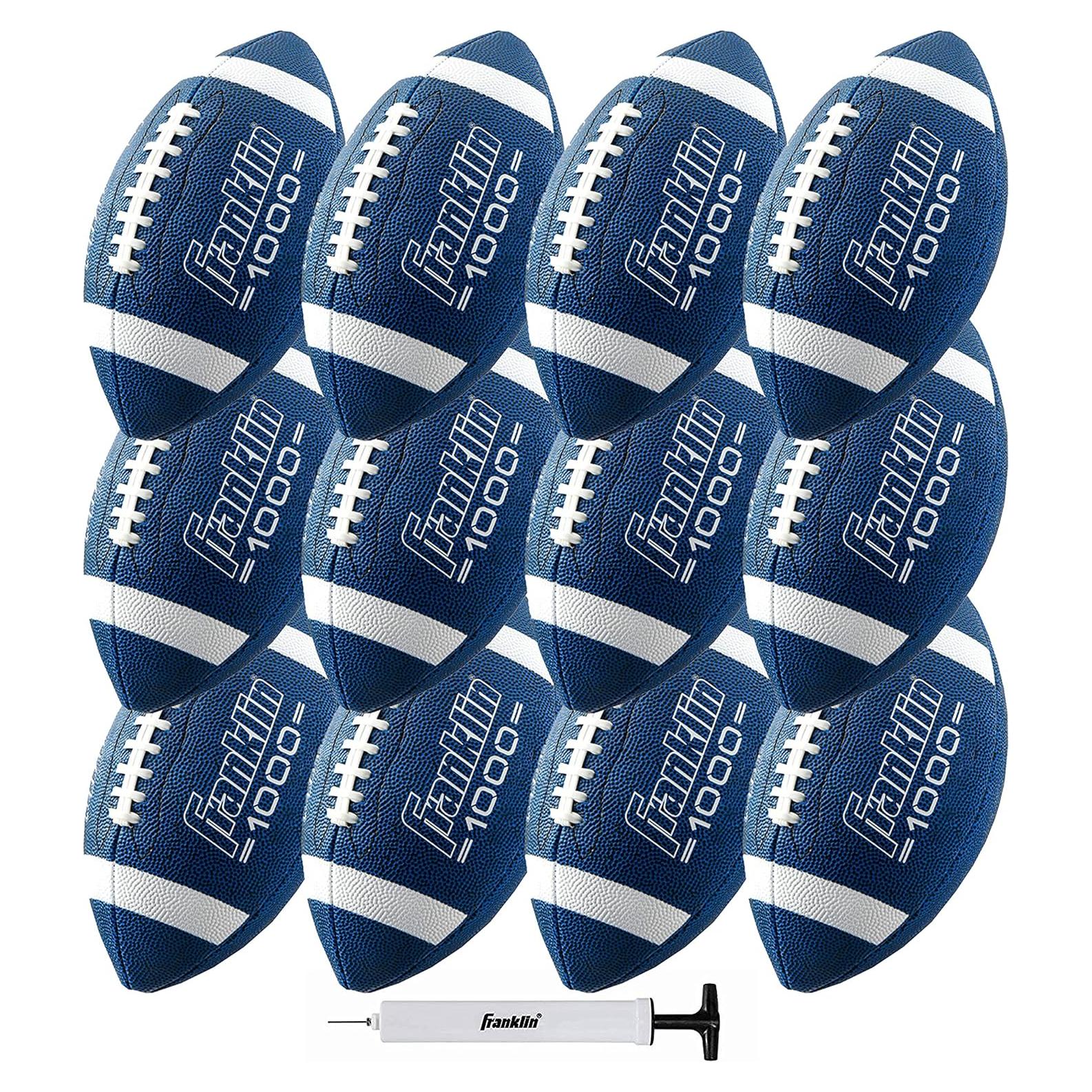 Balones de Fútbol Franklin Sports Junior 12 Unidades con Bomba