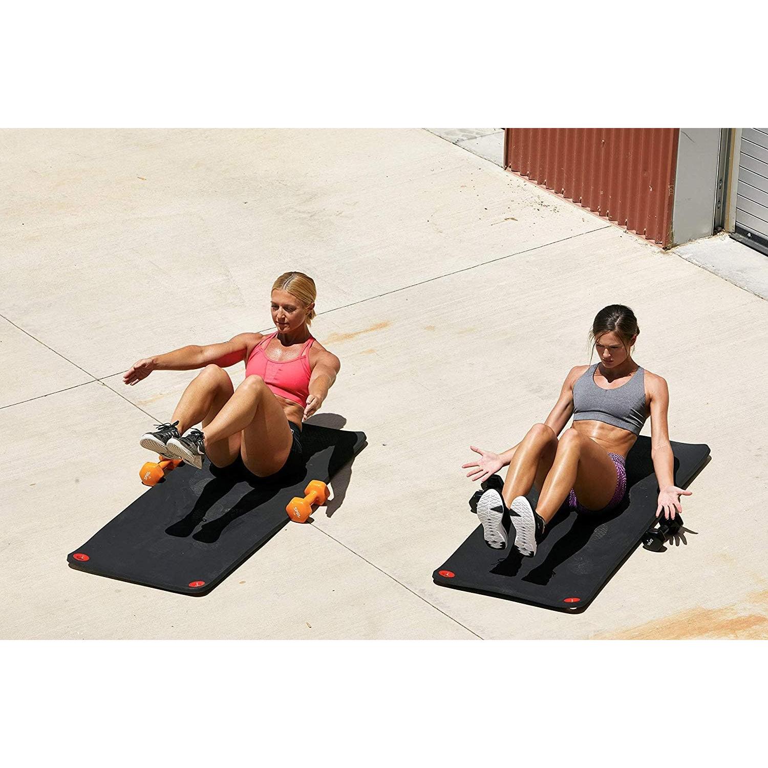 Estera de Ejercicio Colgante SPRI 142x58 cm Negra Profesional