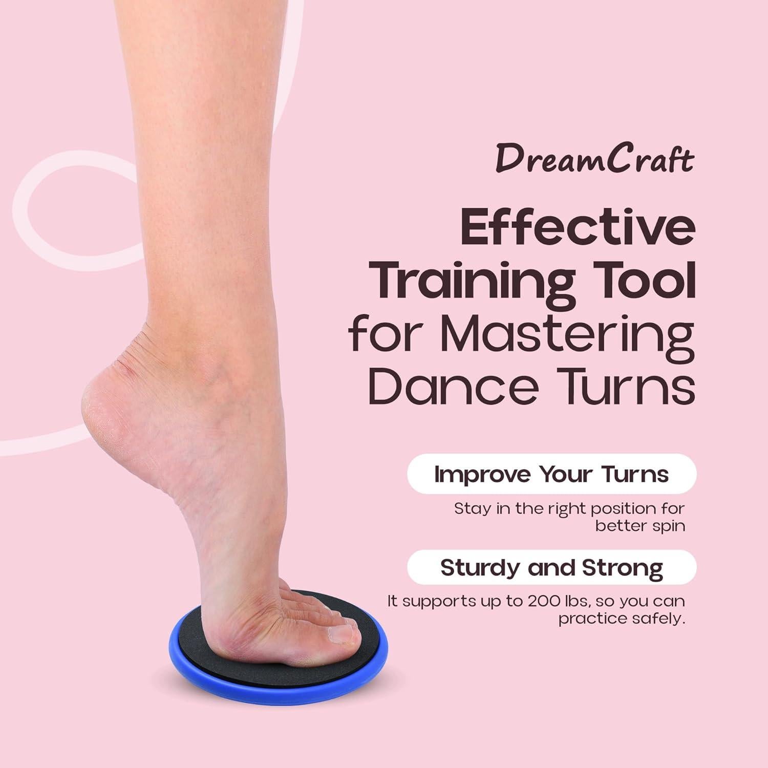 Tablero de Giro de Danza DreamCraft Azul para Entrenamiento