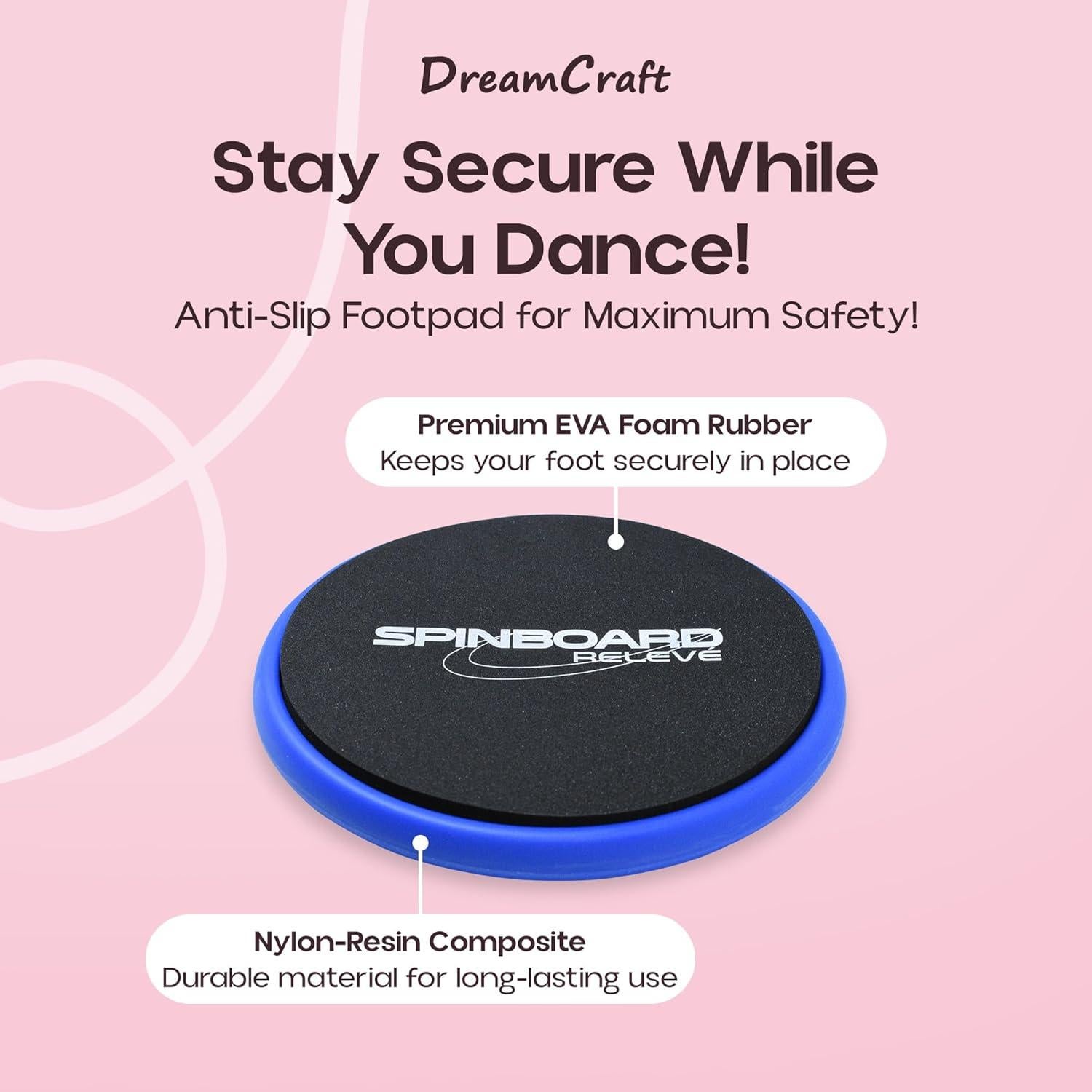 Tablero de Giro de Danza DreamCraft Azul para Entrenamiento