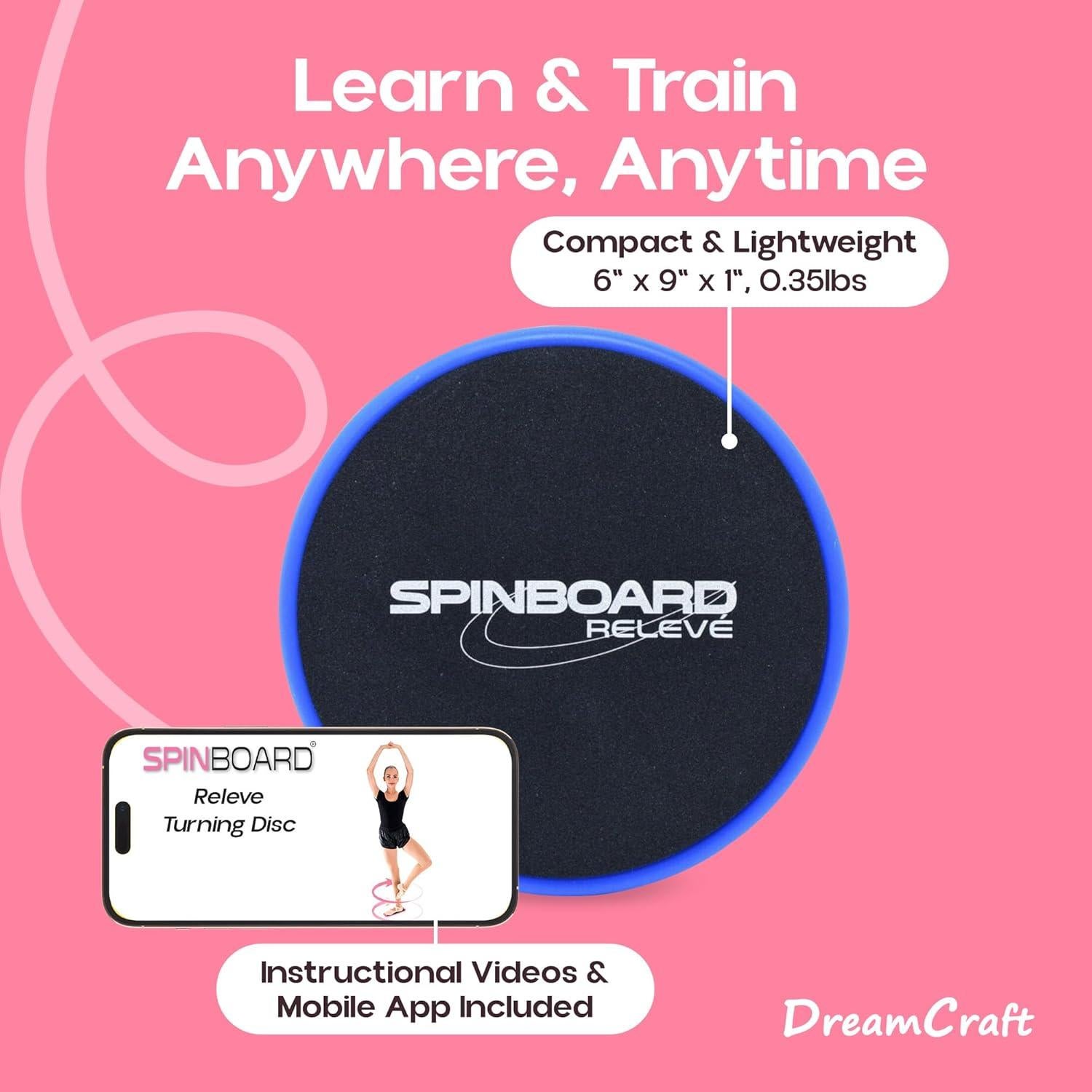 Tablero de Giro de Danza DreamCraft Azul para Entrenamiento