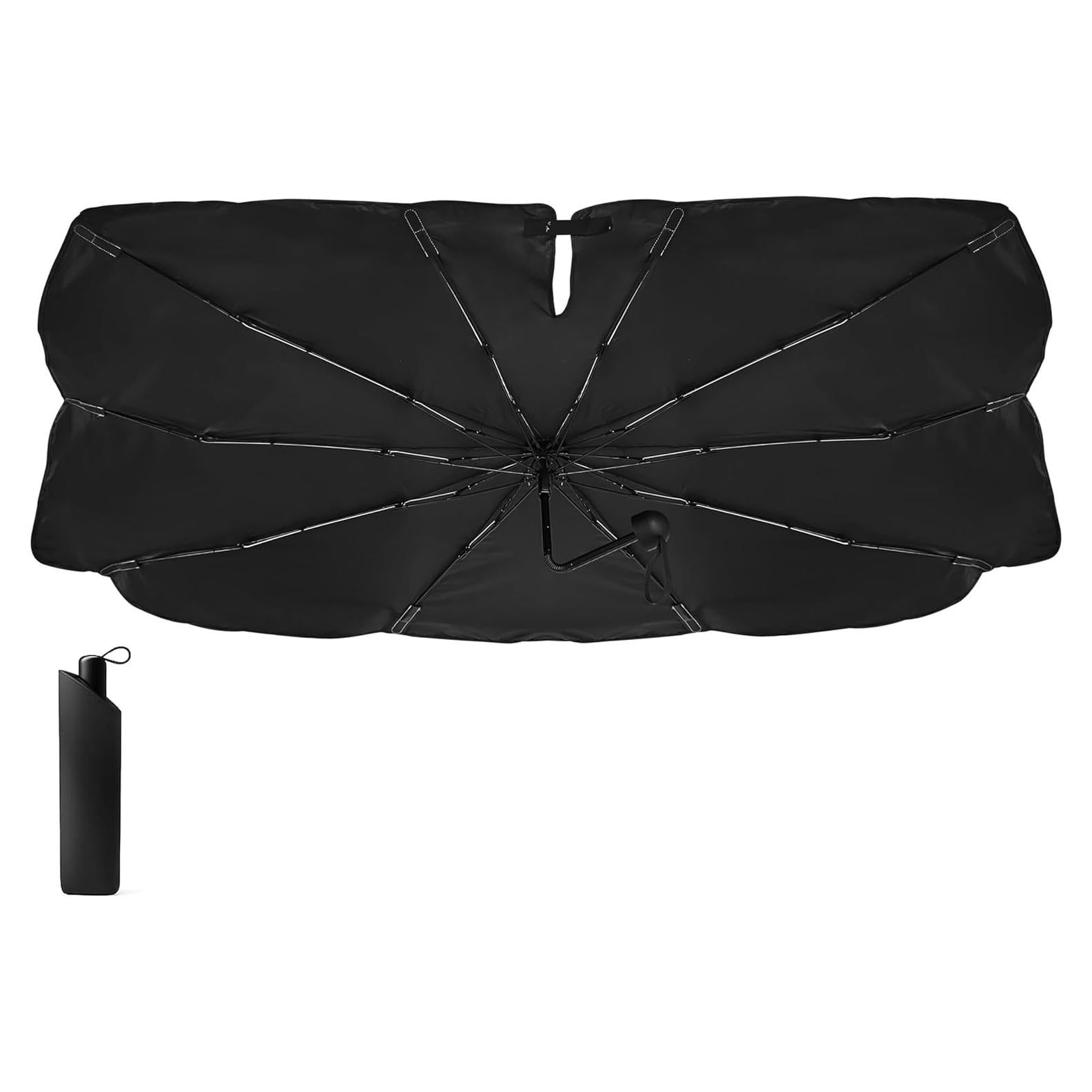 Paraguas Protector Solar EcoNour para Parabrisas Pequeño 132x79cm