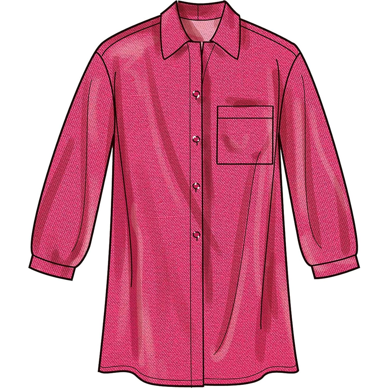 Kit de Patrones de Costura Simplicity para Camisas Tallas 20W-28W