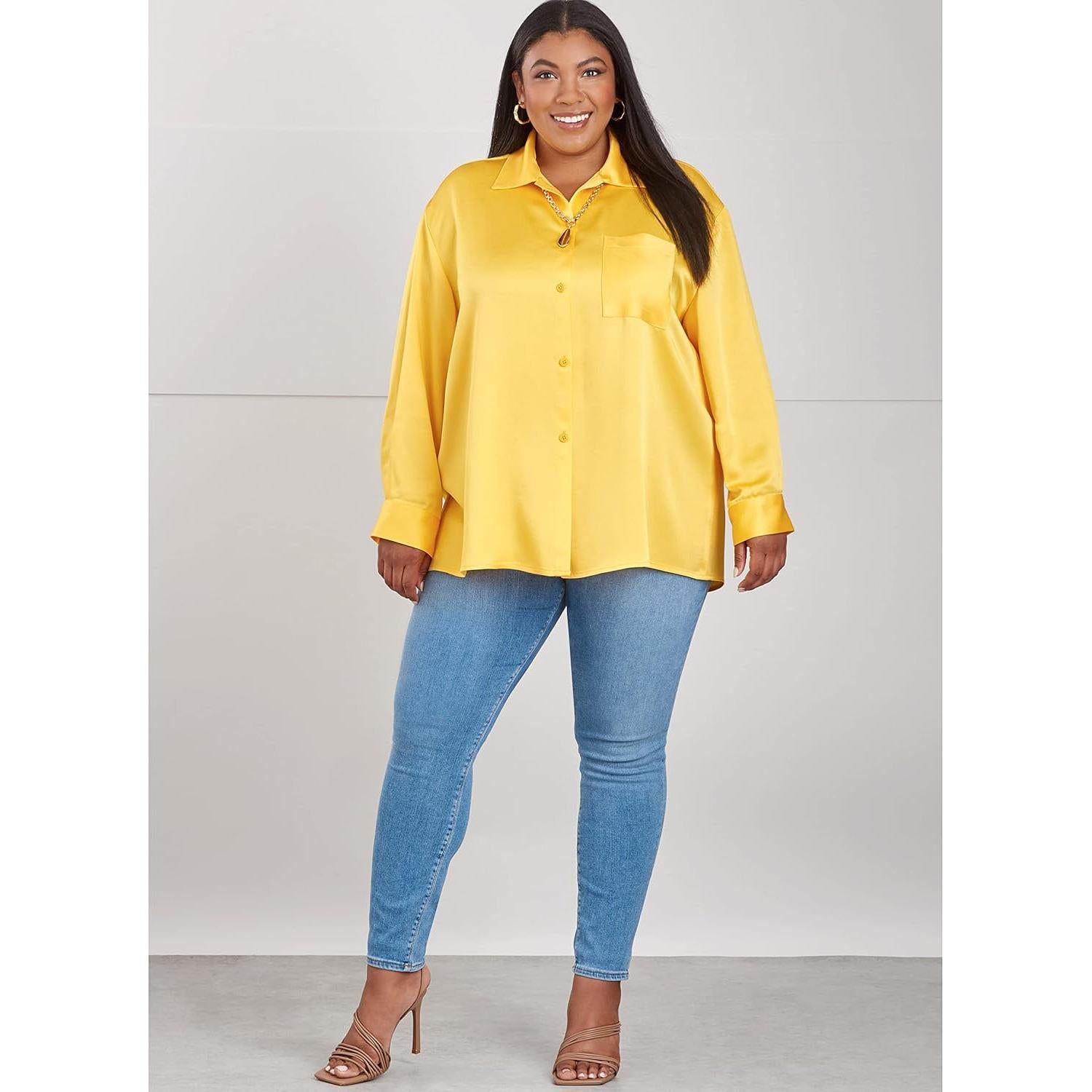 Kit de Patrones de Costura Simplicity para Camisas Tallas 20W-28W