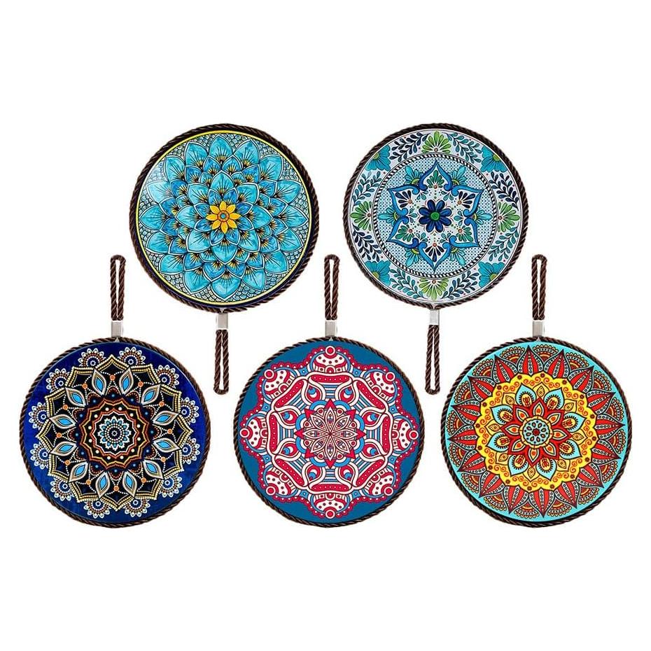 5 Trivetes de Cerámica JGZTJXNK Redondos 17cm Antideslizantes