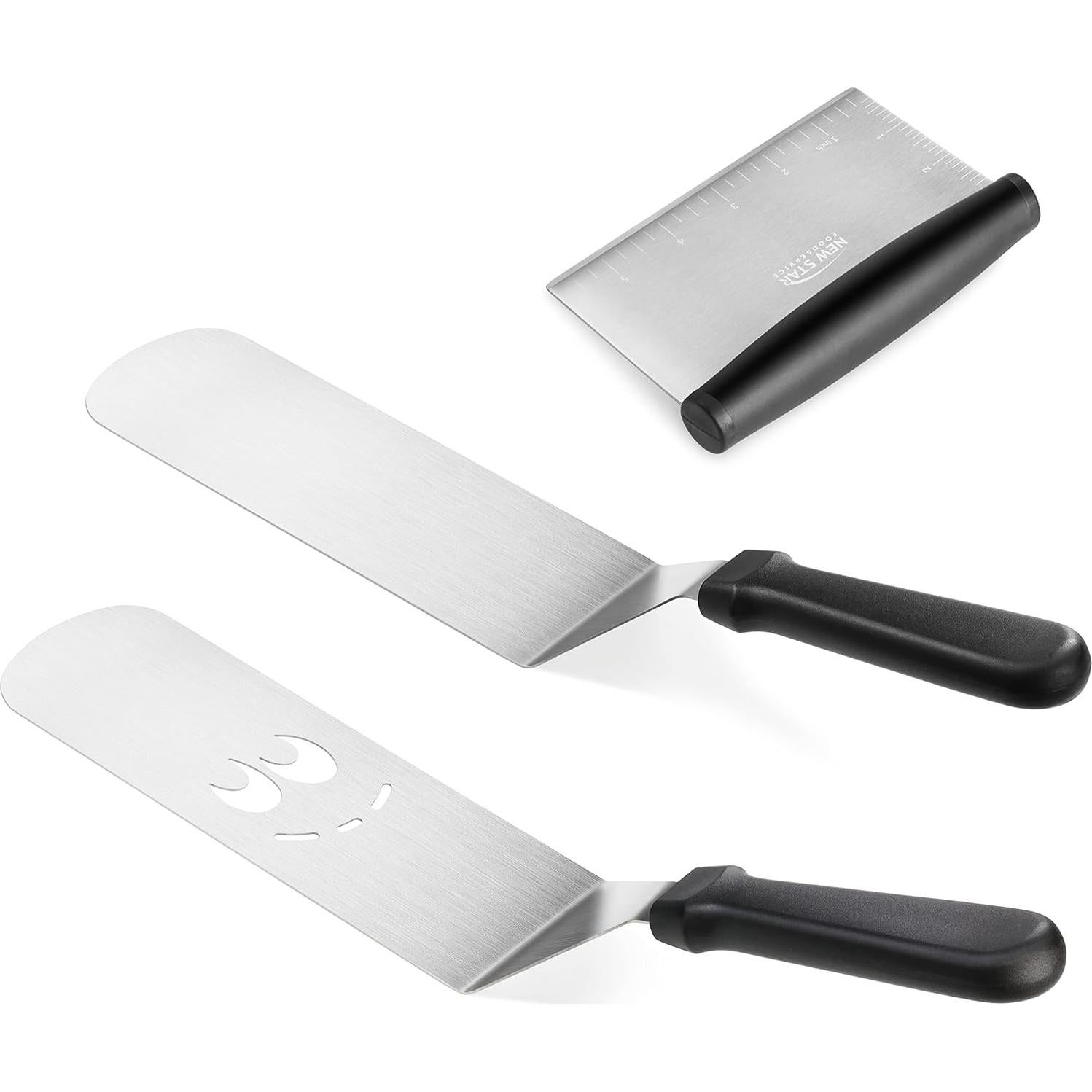 Juego de Espátulas de Acero Inoxidable Nuevo Star 3 Piezas