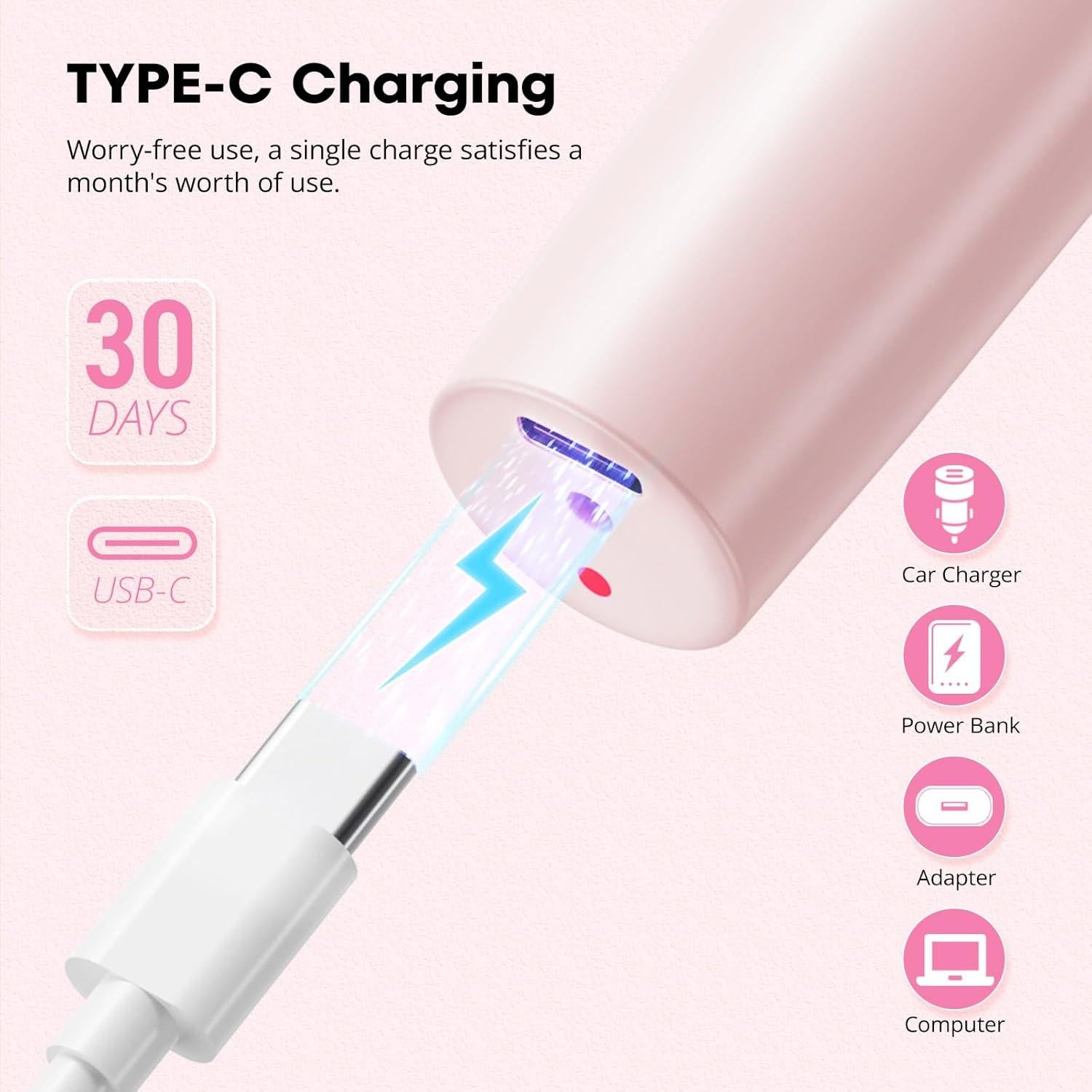 Recortador de cejas VG VOGCREST 2 en 1 hipoalergénico USB