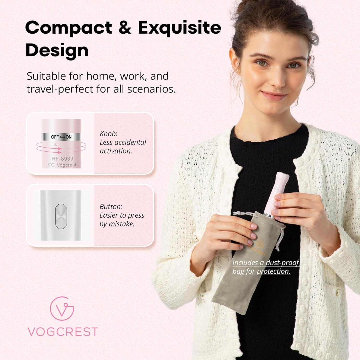 Recortador de cejas VG VOGCREST 2 en 1 hipoalergénico USB