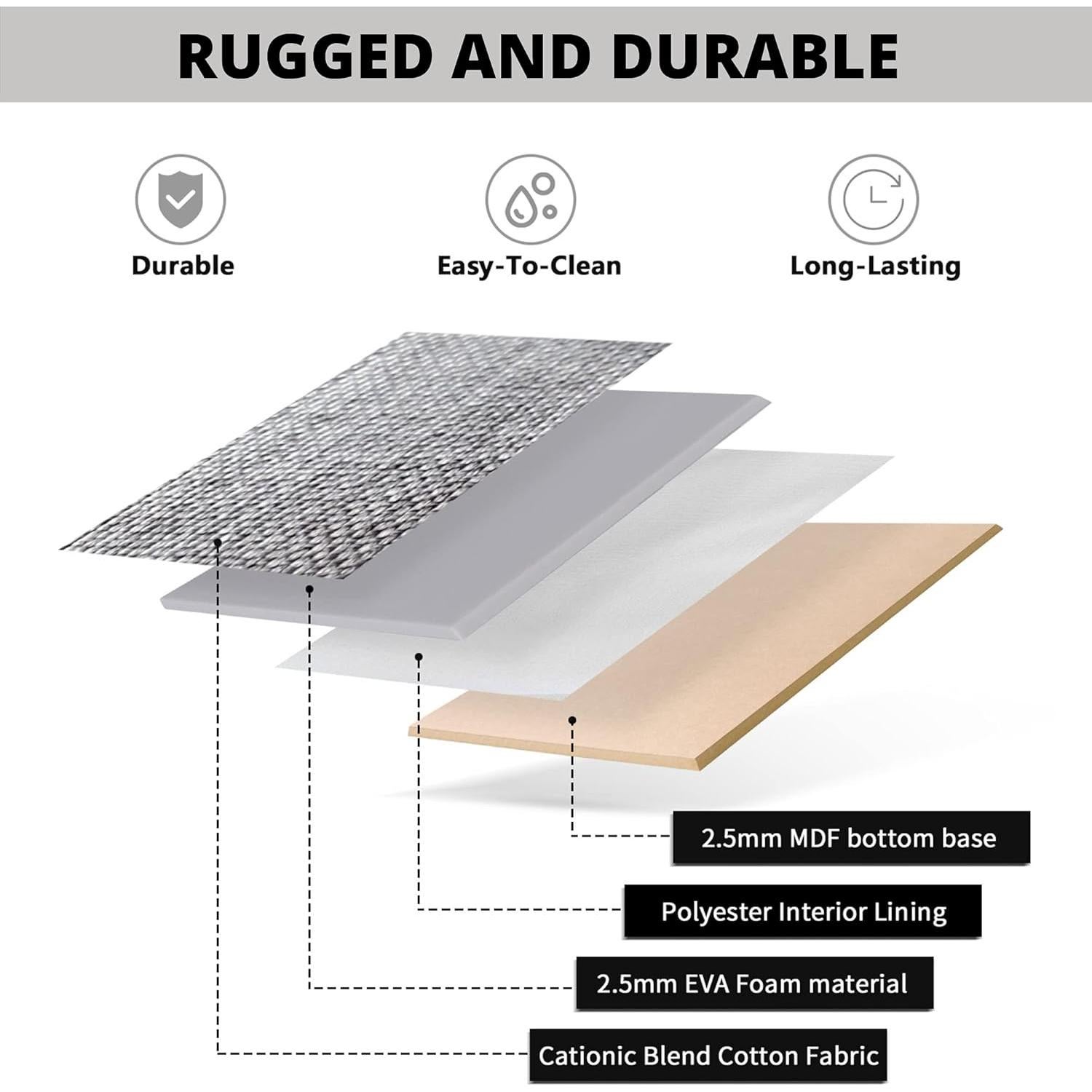 Cesta de Almacenamiento Grande DECOMOMO Beige y Blanco 38x28x24cm