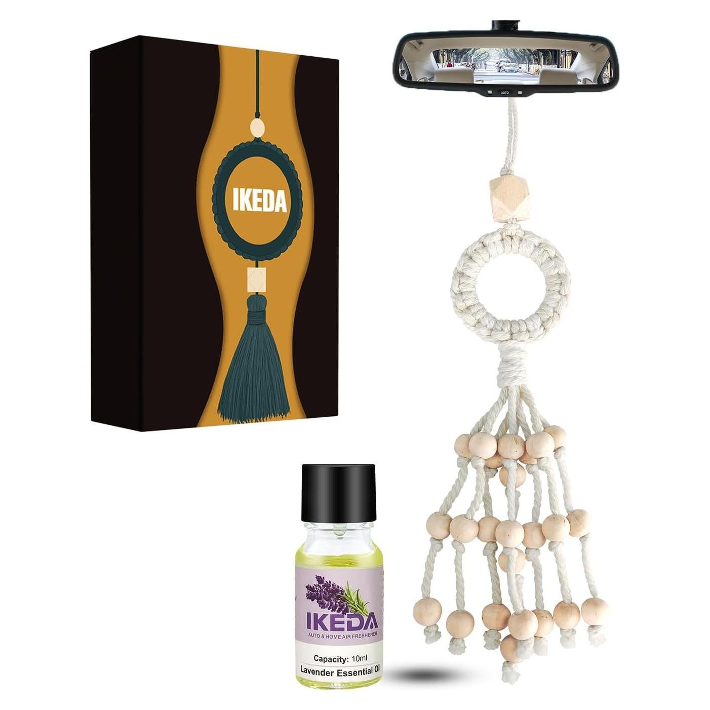 Ambientador para coche Ikeda, aroma a lavanda, 10ml