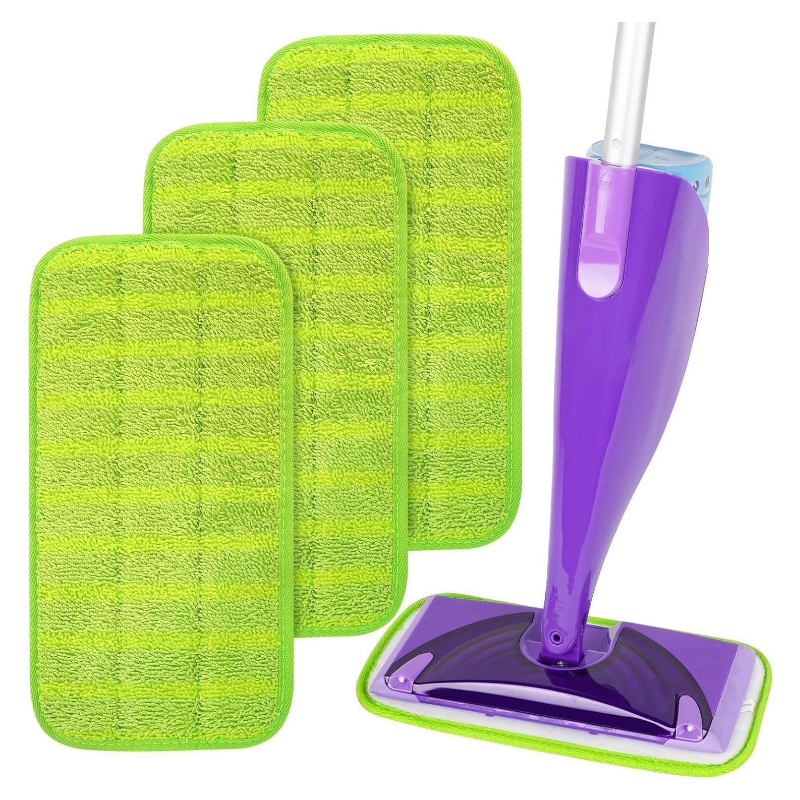 Paquete de 3 almohadillas de mopa reutilizables AmaVins 30.48 cm