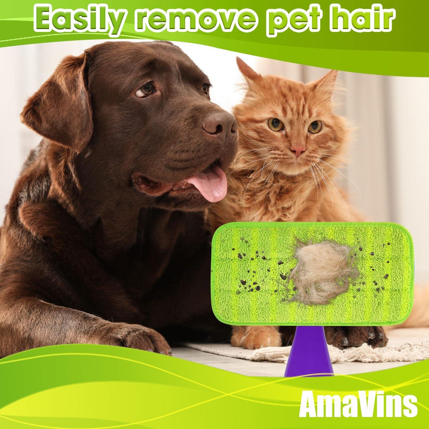 Paquete de 3 almohadillas de mopa reutilizables AmaVins 30.48 cm