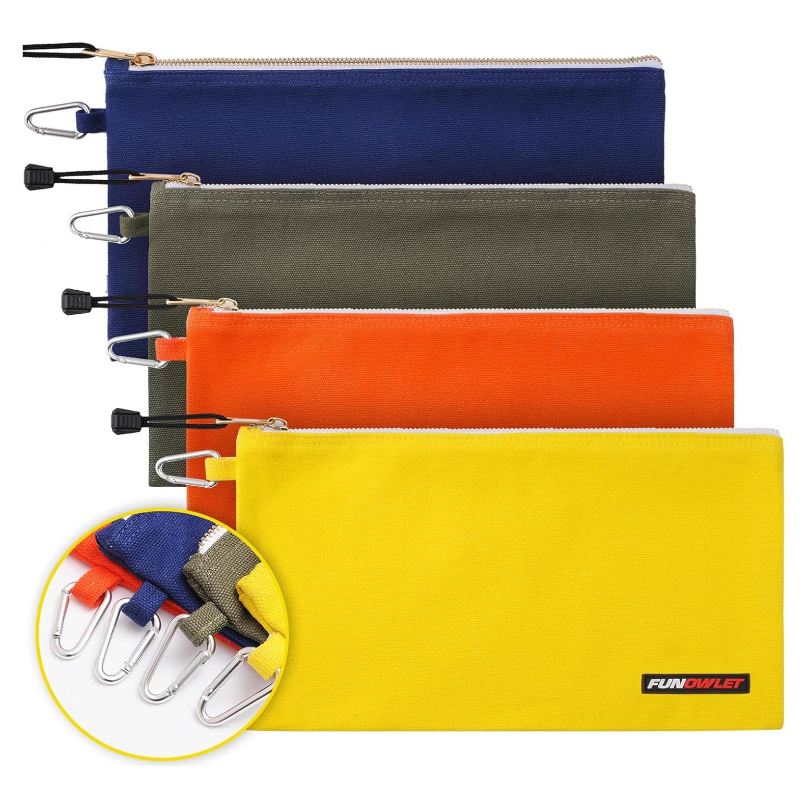 Bolsa de Herramientas de Lona FunOwlet - Paquete de 4 Colores