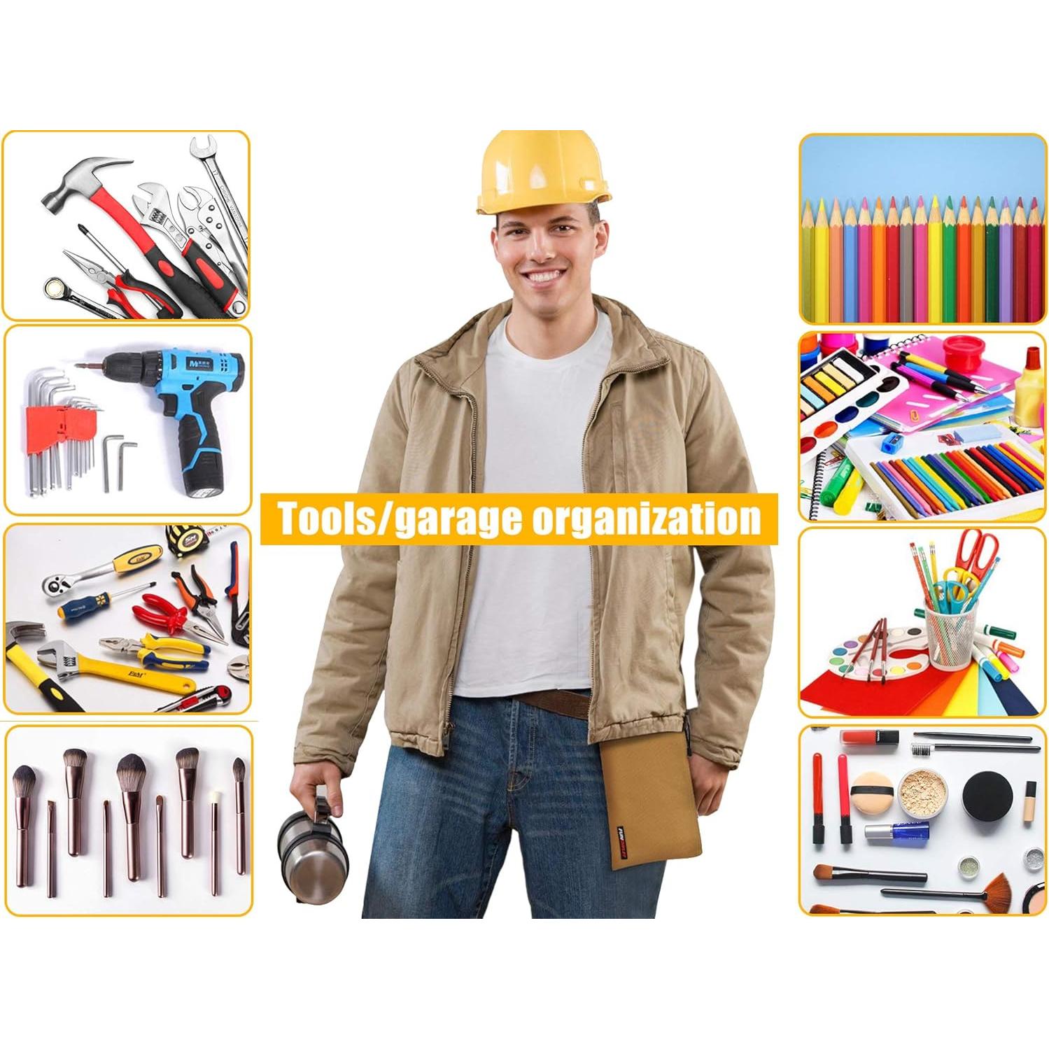 Bolsa de Herramientas de Lona FunOwlet - Paquete de 4 Colores