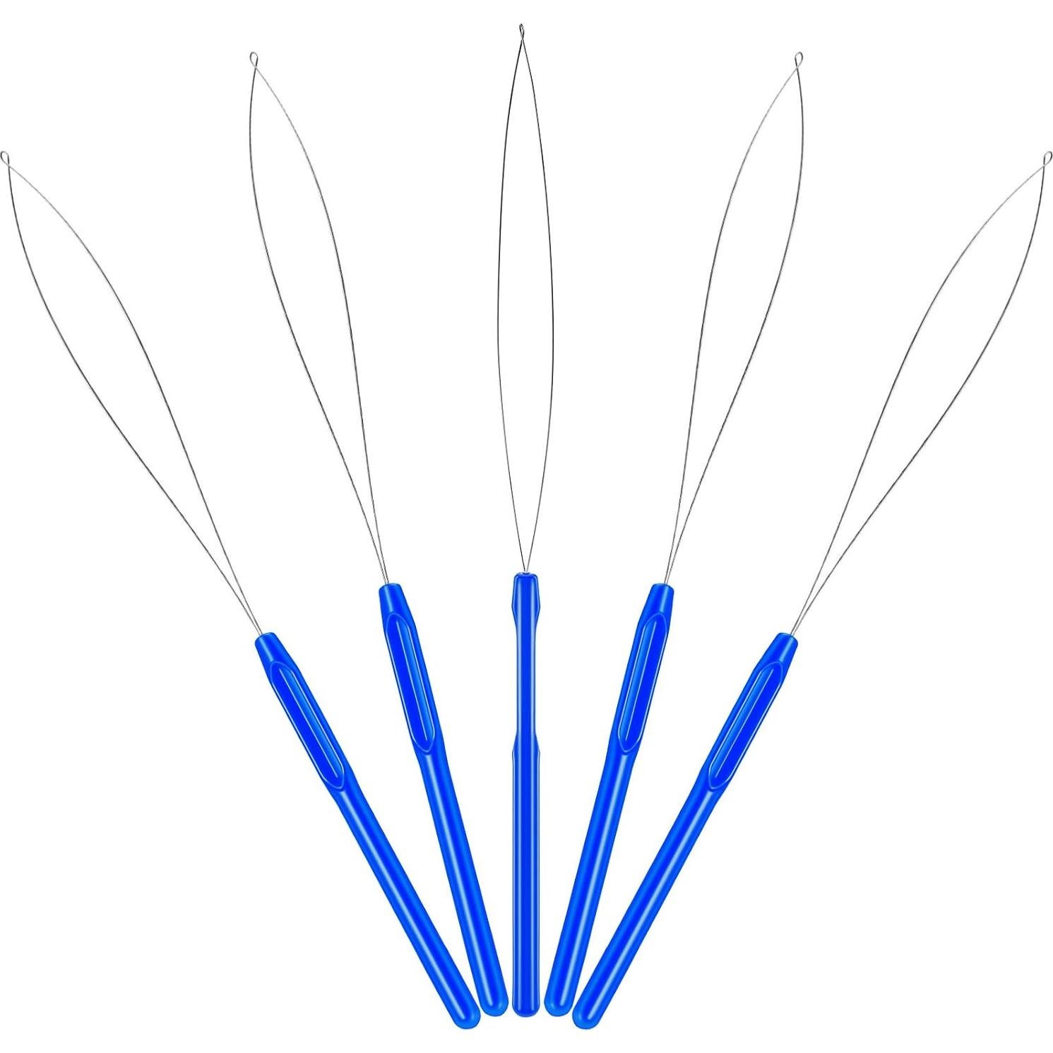 Kit de 10 Herramientas de Aguja para Extensiones de Cabello Zonon