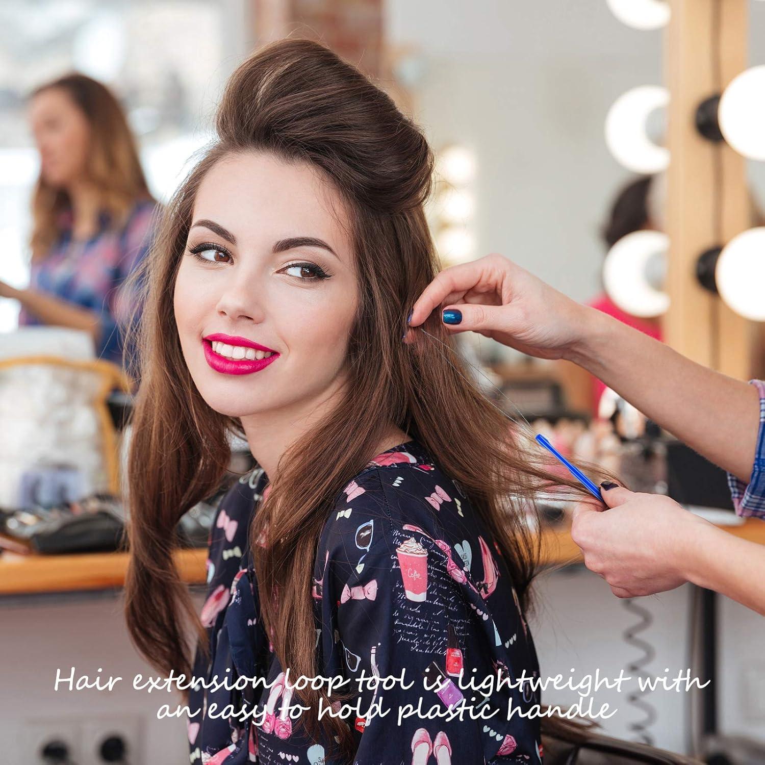 Kit de 10 Herramientas de Aguja para Extensiones de Cabello Zonon