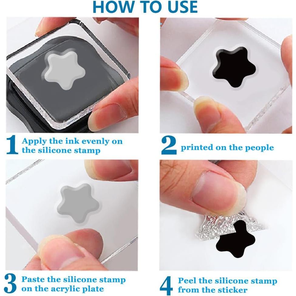 Sello de Silicona Transparente CHGCRAFT Nubes 16x11 cm