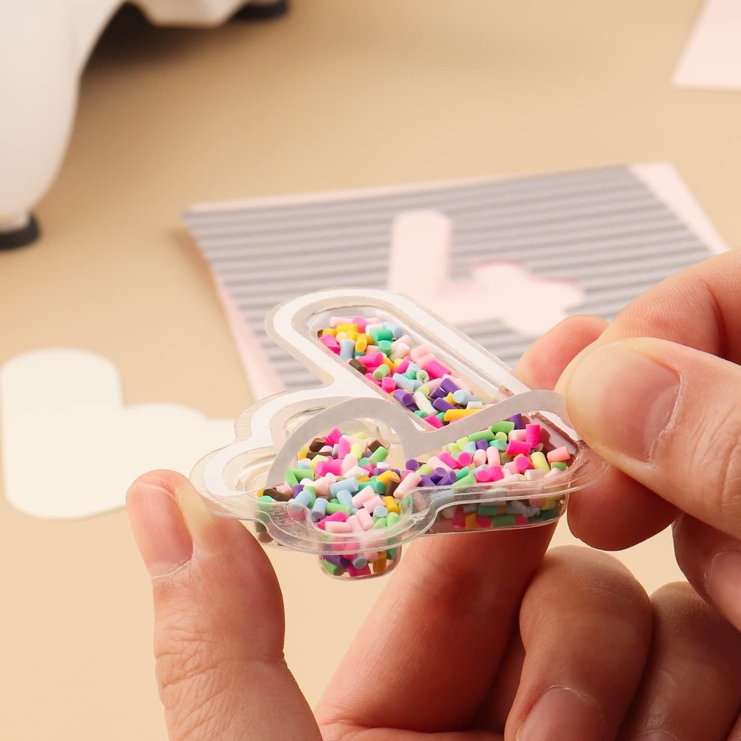 BAOFALI 13 Piezas Cubiertas Shaker 3D para Tarjetas DIY