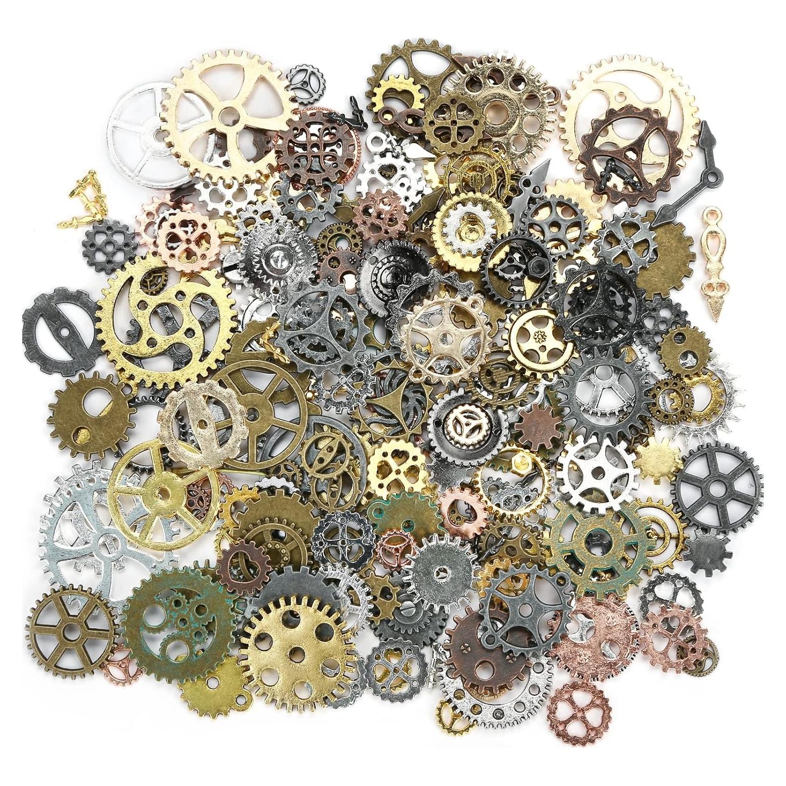 Colgantes Engranajes Steampunk BigOtters 200g - Mezcla de Colores