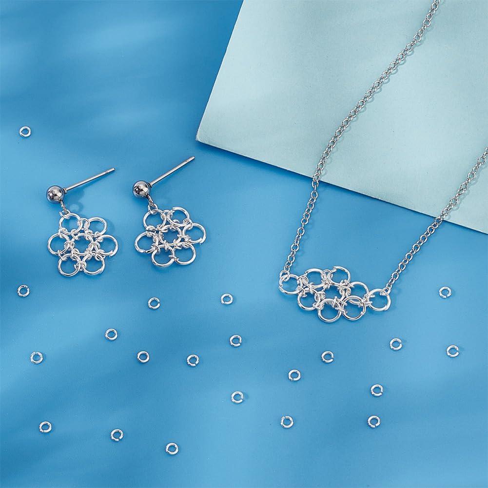 Anillas de Salto Abiertas PH PandaHall 200pcs Plata 925 2.5mm