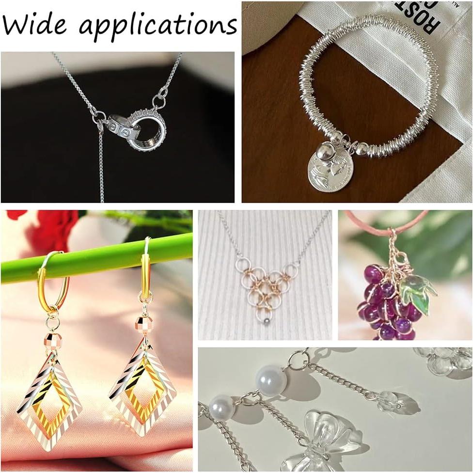 Anillas de Salto Abiertas PH PandaHall 200pcs Plata 925 2.5mm