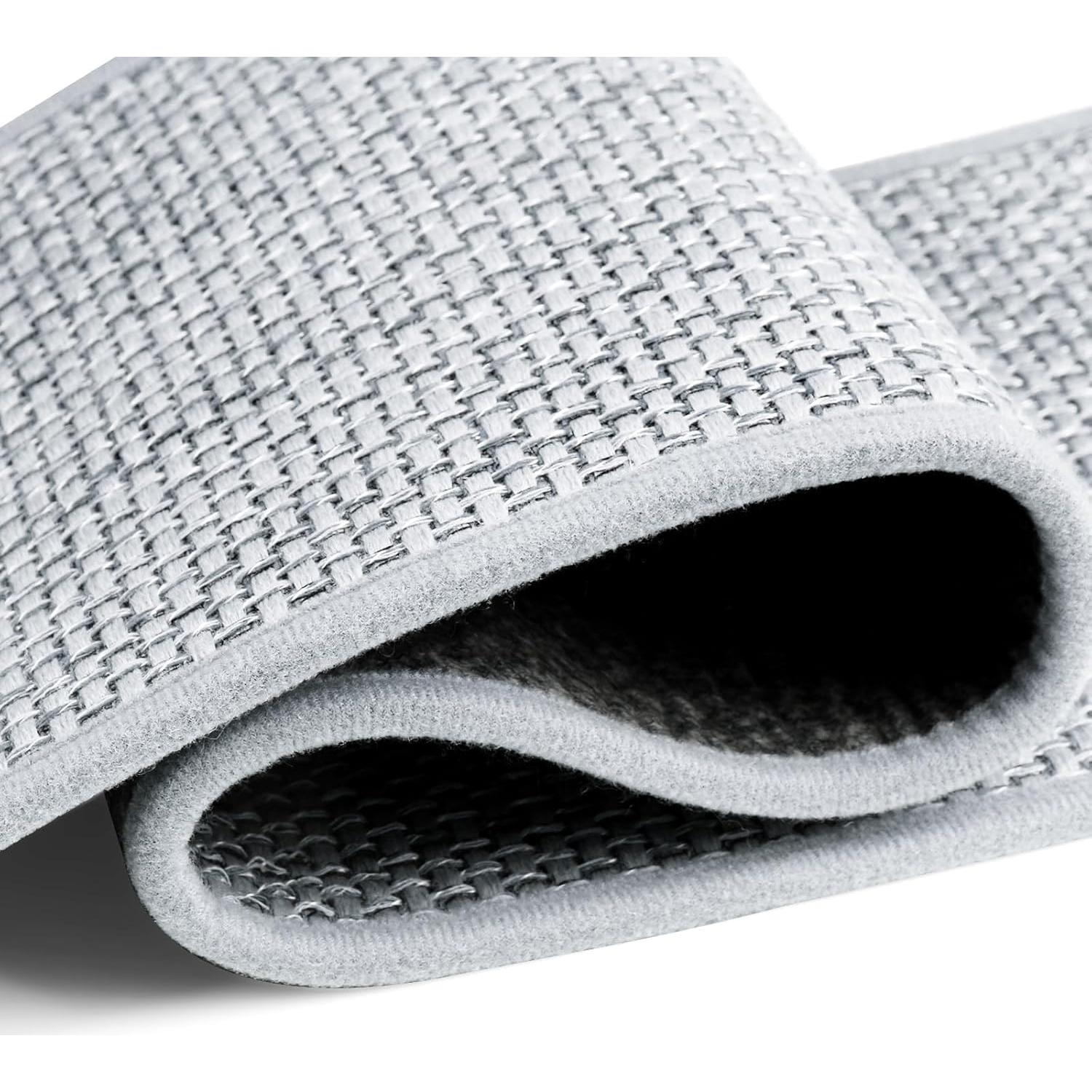 Alfombrillas antideslizantes para escaleras Lino Natural 4 Pcs