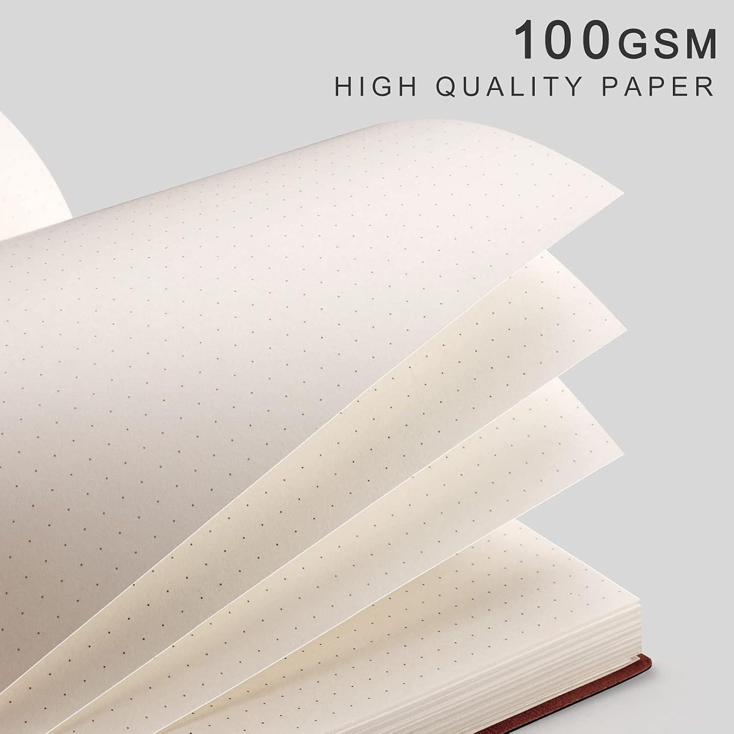 Cuaderno de Puntos AHGXG B5 2 Pack - Papel 120gsm Negro