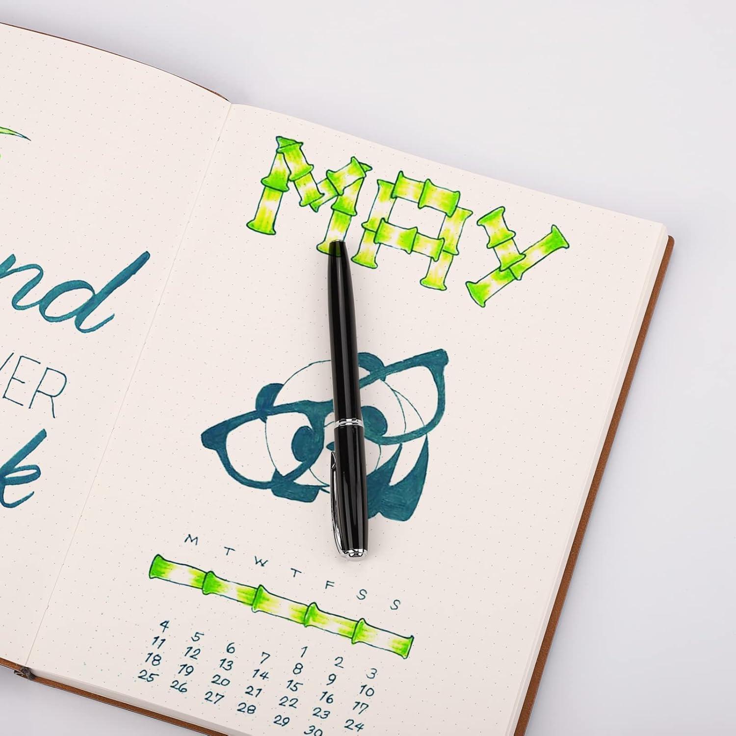 Cuaderno de Puntos AHGXG B5 2 Pack - Papel 120gsm Negro