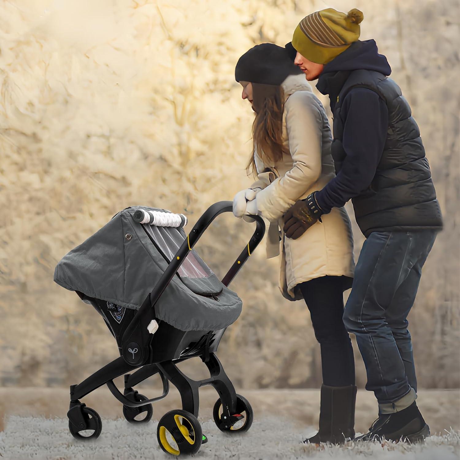 Cubierta de Asiento de Coche Impermeable para Bebés Gris - Universal