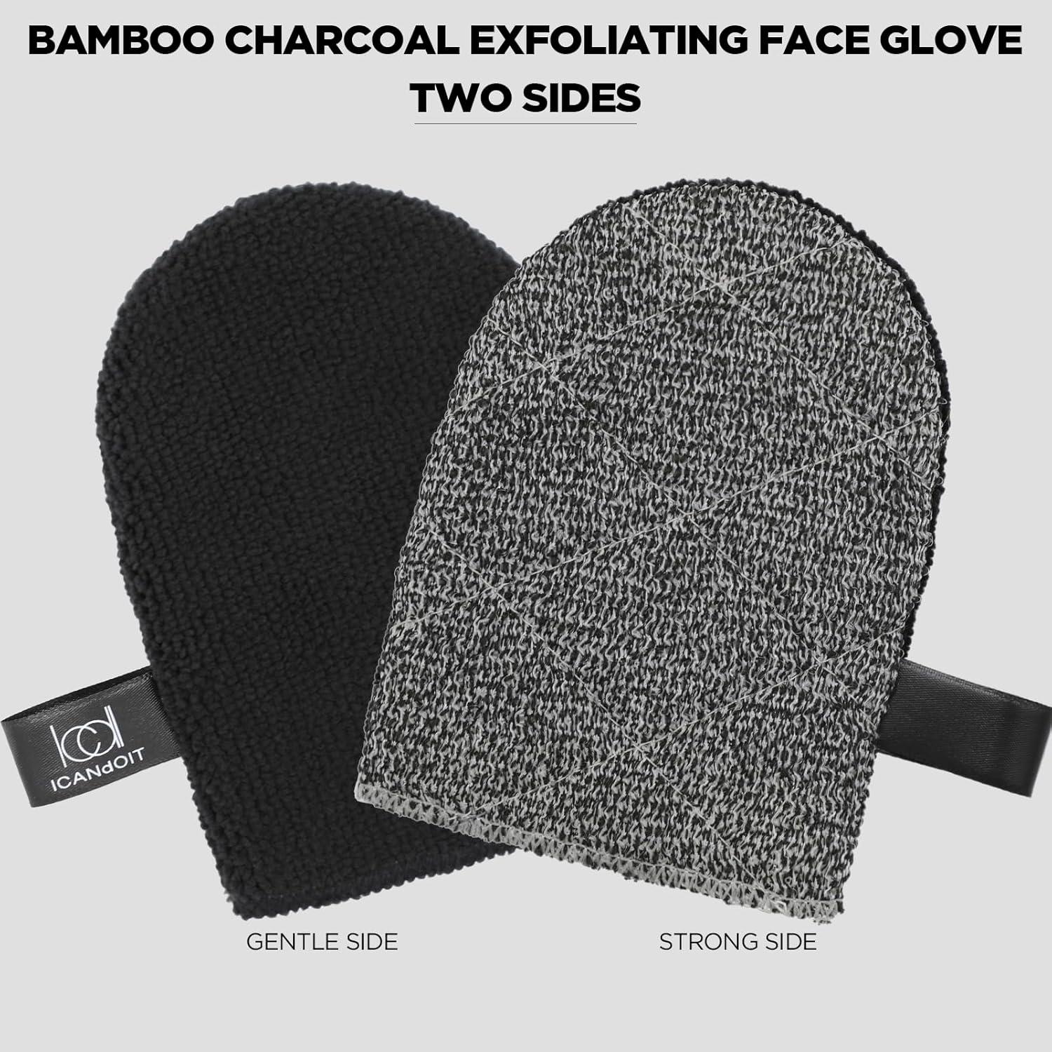 Set de Exfoliación ICANdOIT con Cepillo de Espalda y Guante Facial