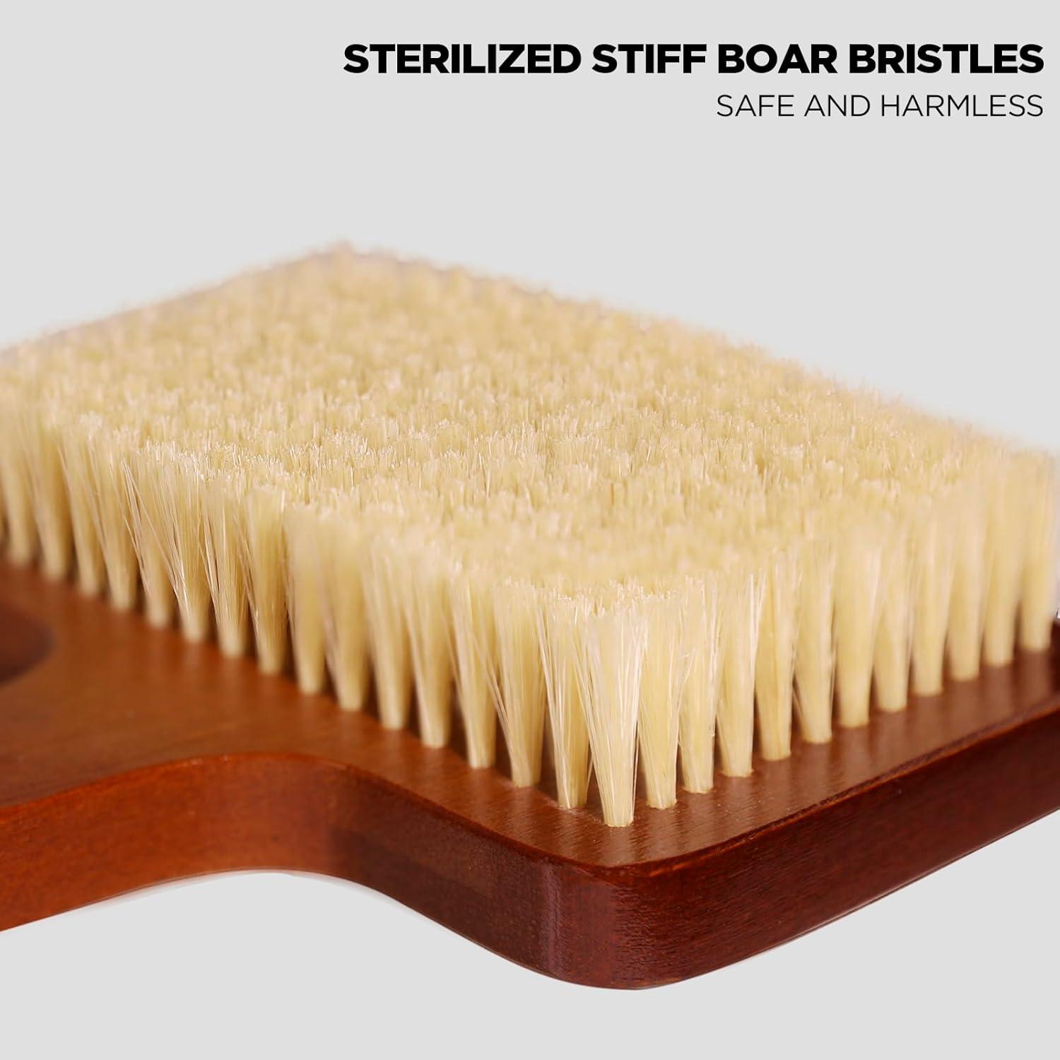 Set de Exfoliación ICANdOIT con Cepillo de Espalda y Guante Facial