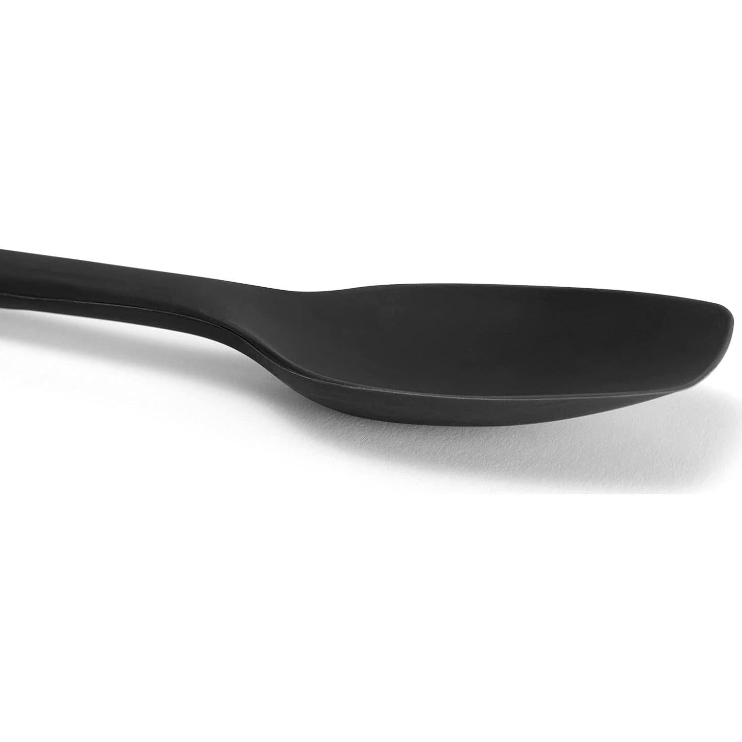 Misen Spoontula - Dishwasher Safe, Heat resistance, Nonstick Safe - Professional-Grade Versatile Kitchen Tool for Stirring, Spponging, Folding and Flipping - 4 Tools in One - Built to Last - Black