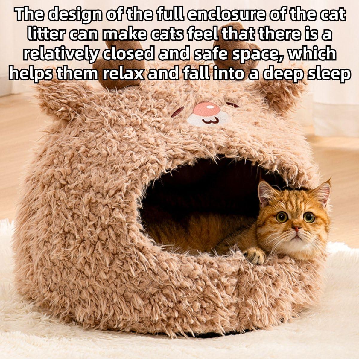 Cama para Mascotas CXYYXF Pequeña Alpacas 37x37x30 cm