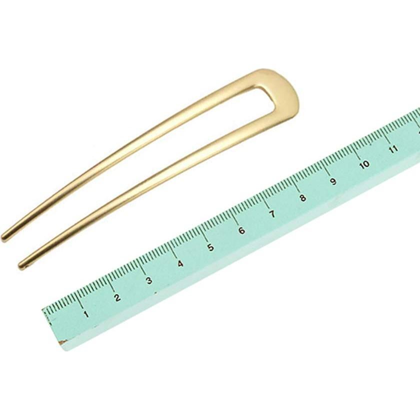 Horquillas de Cabello U-Shape Benefree 2 Pack Dorado