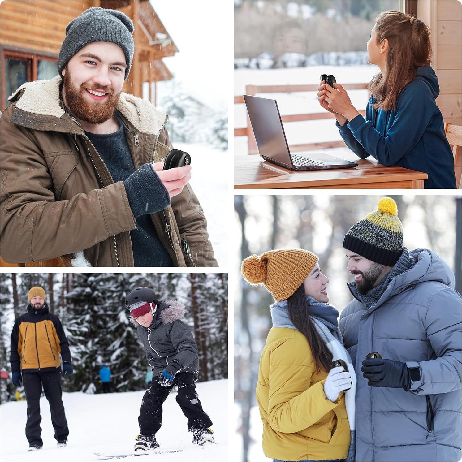 Calentador de Manos Recargable WHATOOK OT-117 USB 2 en 1