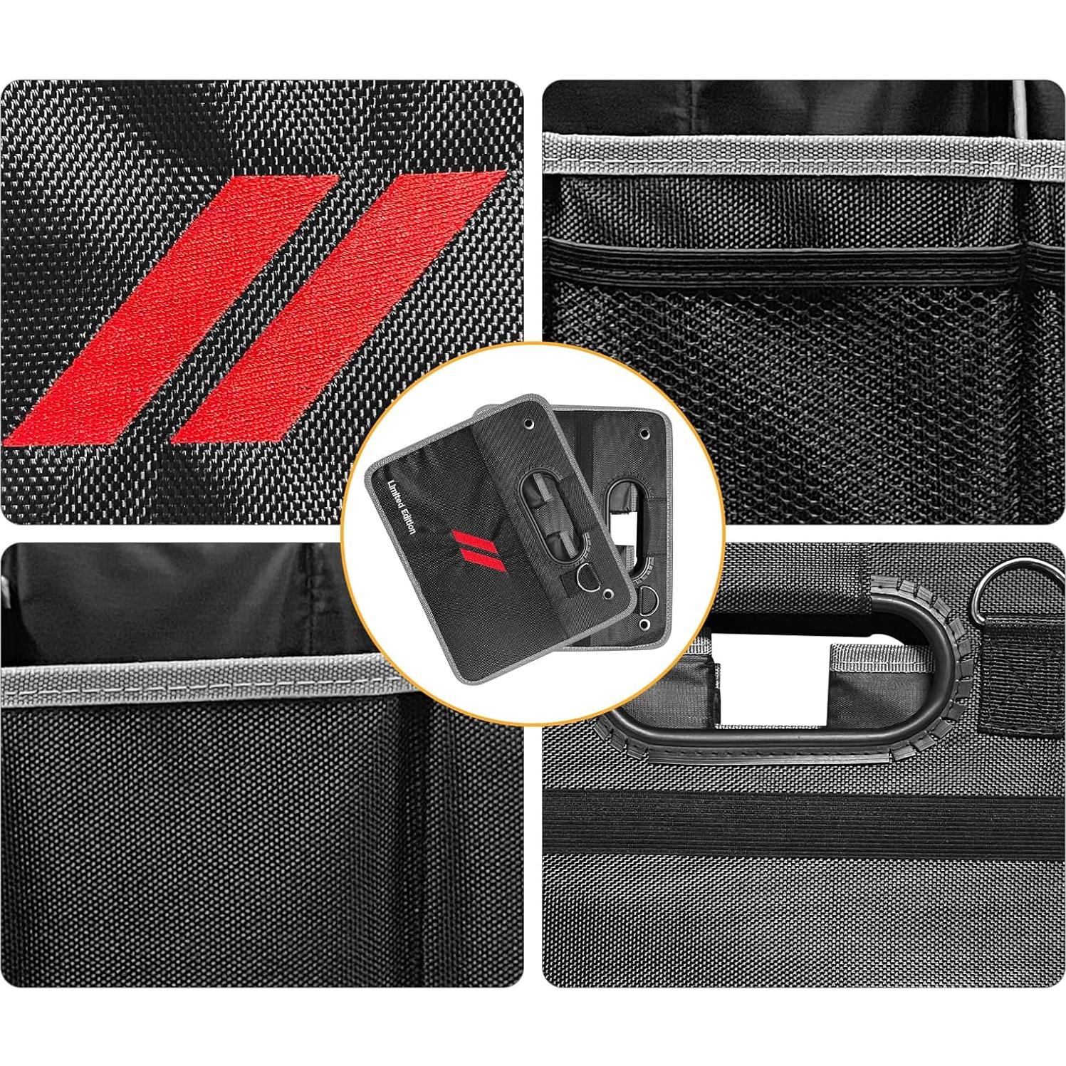 Organizador de Maletero de Coche Qianjiang Plegable 2 Compartimentos