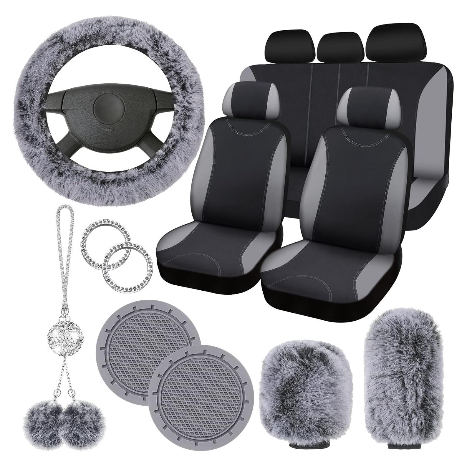 Juego Completo de Fundas de Asiento de Coche Fulmoon 17 Pcs
