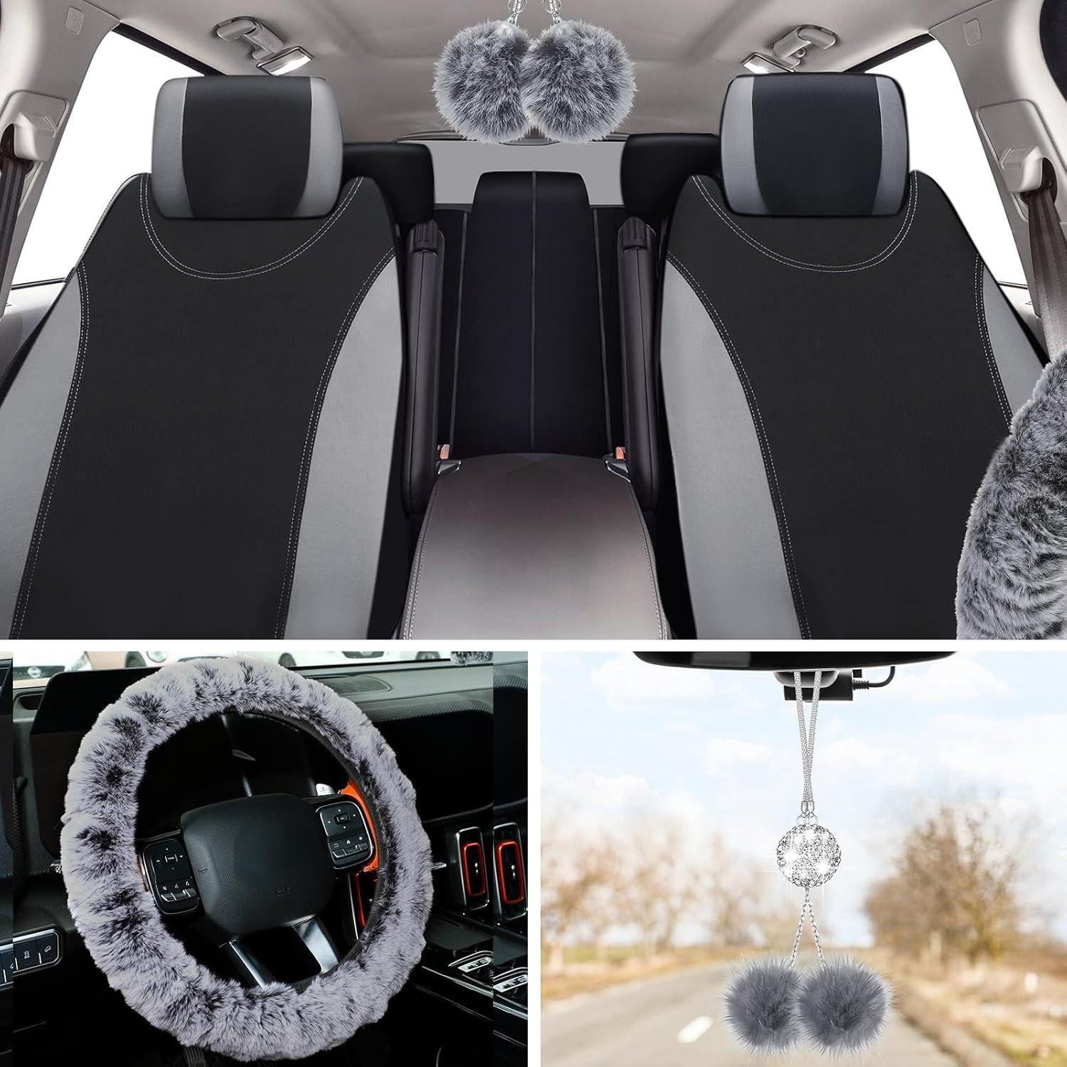 Juego Completo de Fundas de Asiento de Coche Fulmoon 17 Pcs