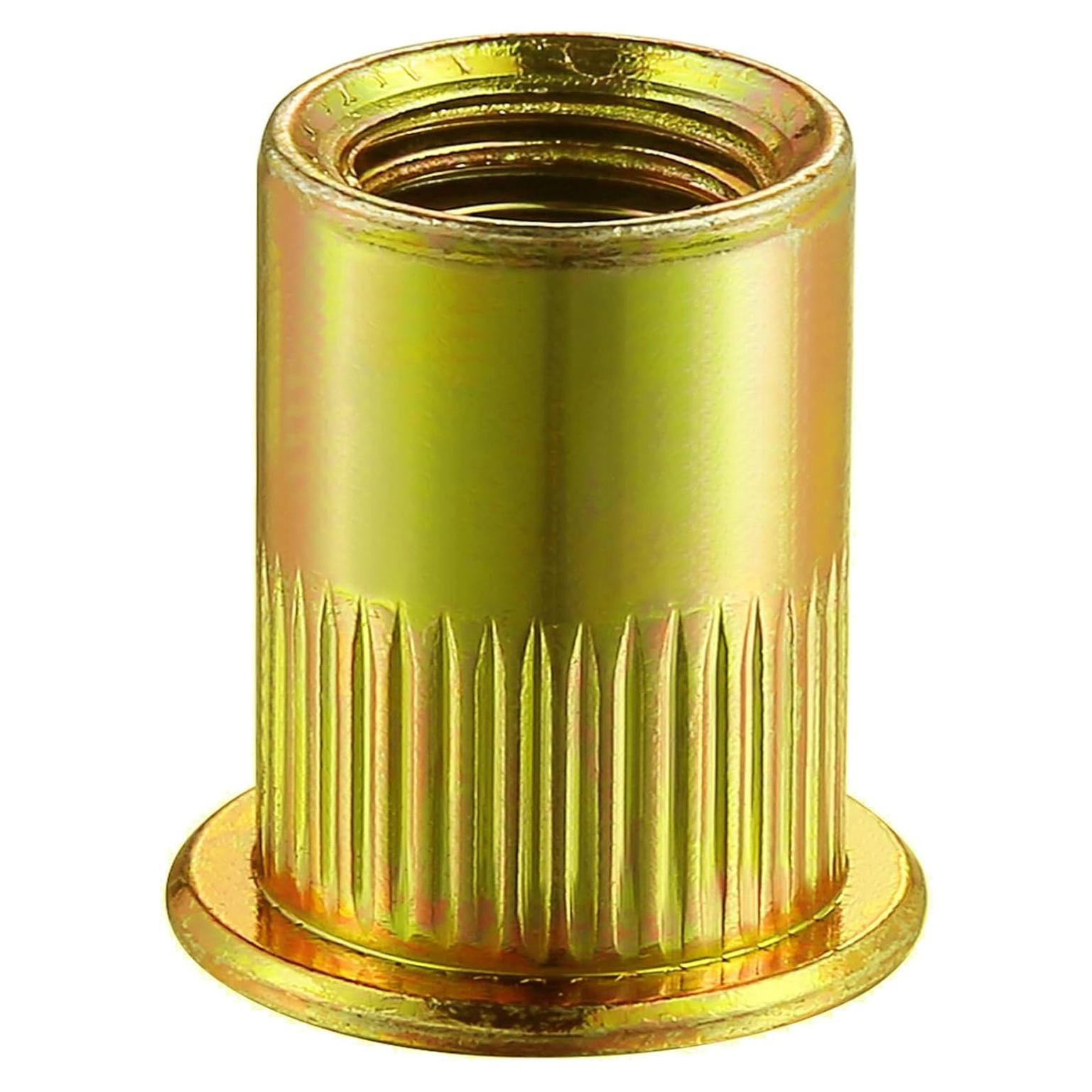 Tuerca de Remache Wensilon 1/2-13 Acero Zincado Amarillo 20Pcs