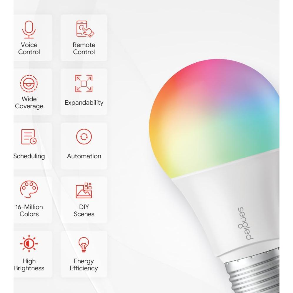 Kit de Bombillas Inteligentes Sengled A19 E26 800LM 2 Pzas