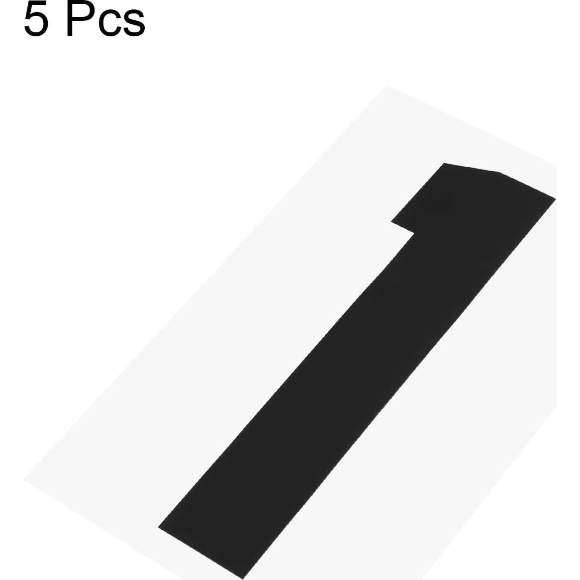 Parche de Números para Planchar MECCANIXITY 20cm Negro - 5 Piezas