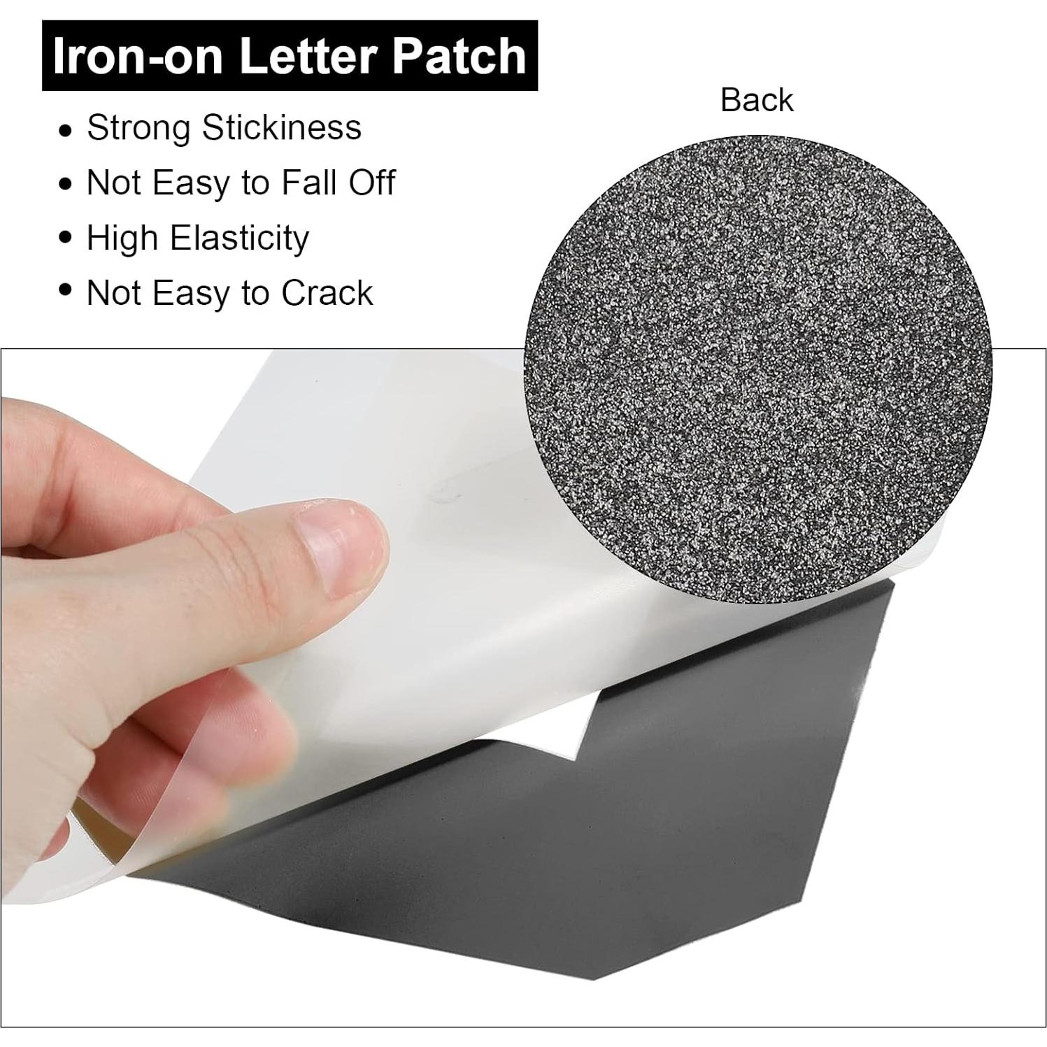 Parche de Números para Planchar MECCANIXITY 20cm Negro - 5 Piezas