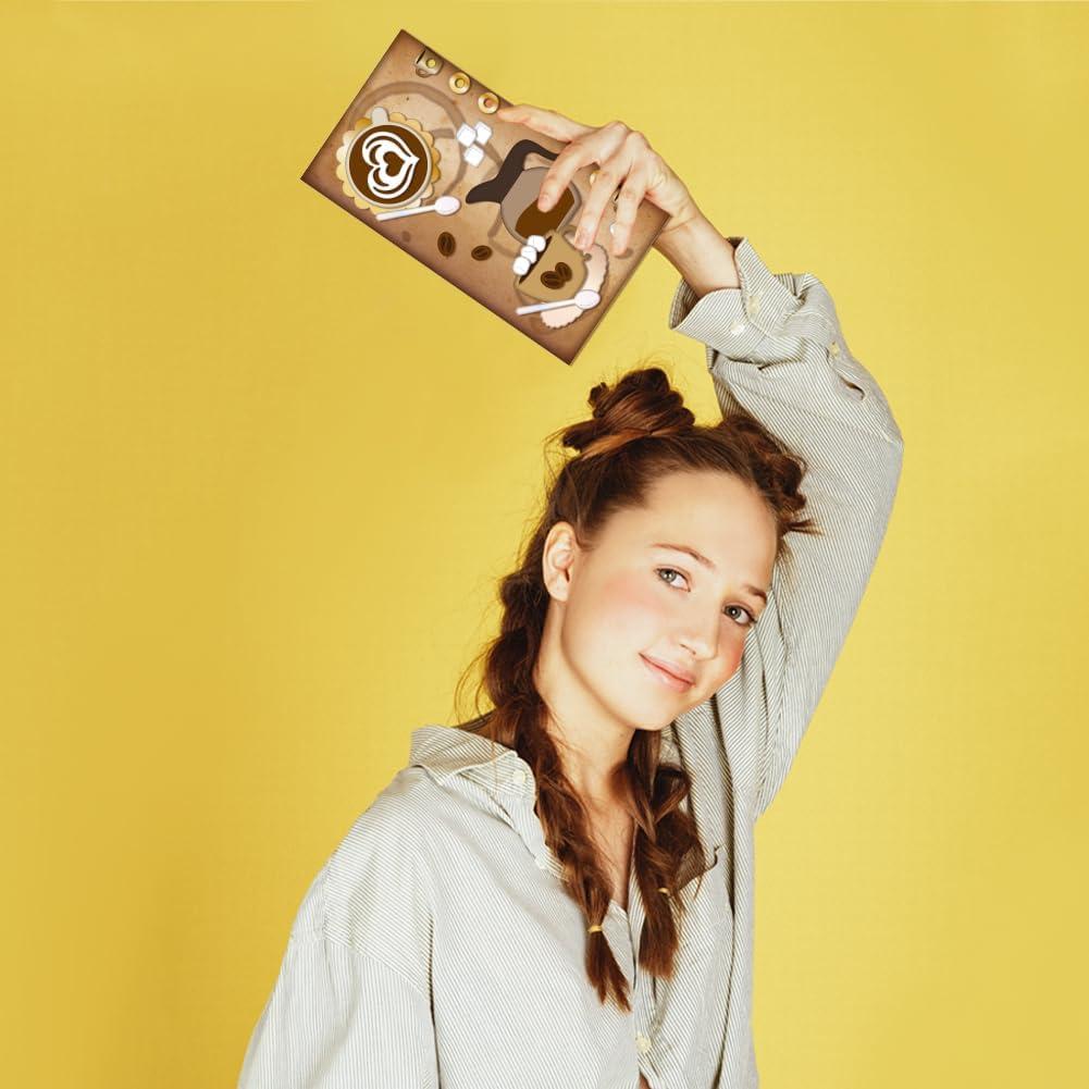 Troqueles de Corte GLOBLELAND Página de Café para Scrapbooking